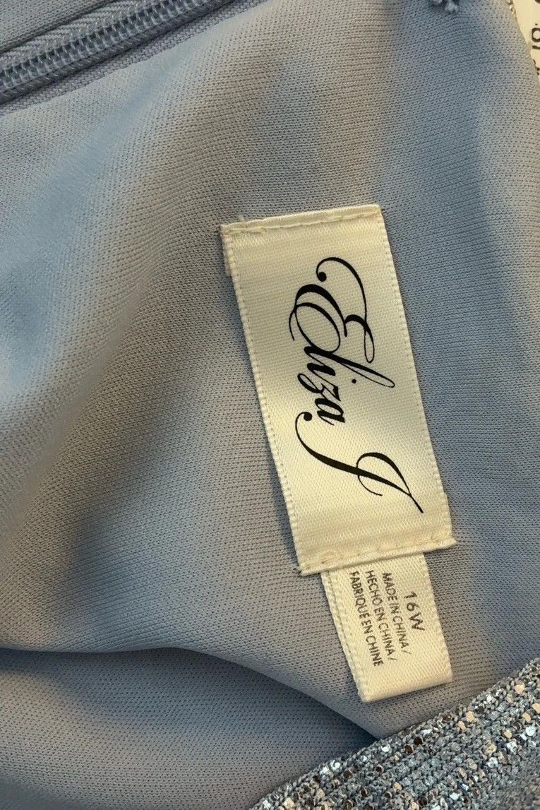 Eliza J Silver Metallic Dress Size 16W NWT – Eliza J – taille XL / US 16-18 3