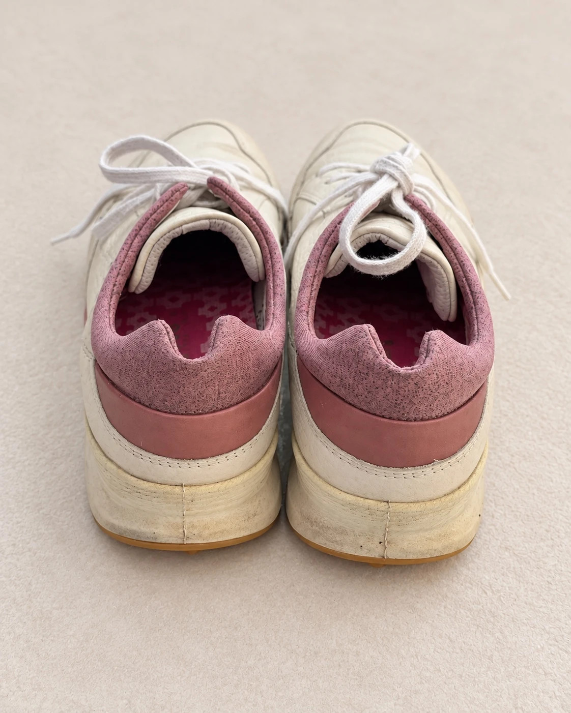 ECCO Women’s Leather Shoes Size 6 / EU 37 – White & Pink – ECCO – taille 6 4