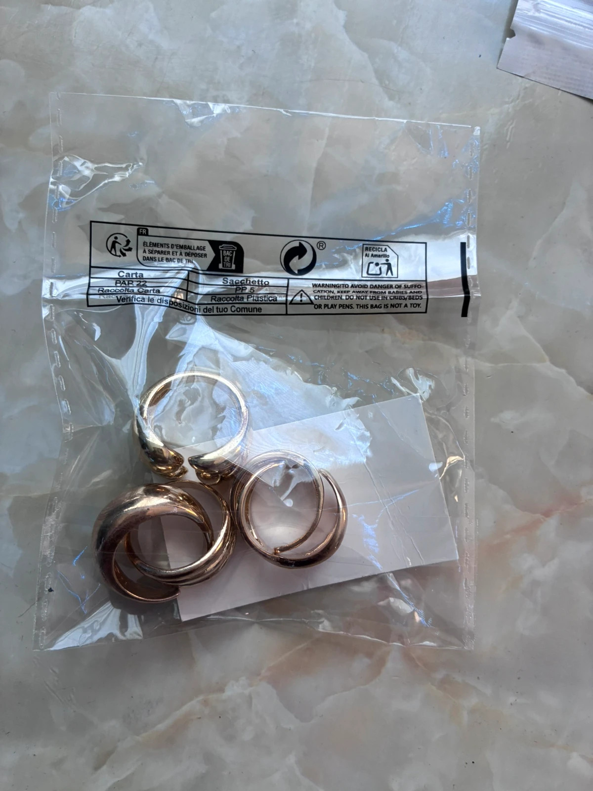 Gold-Tone Fashion Ring Set – New