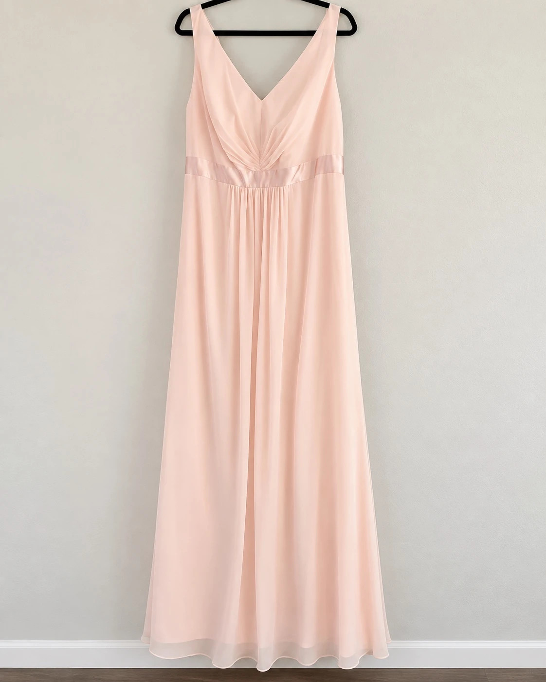 David’s Bridal Petal Chiffon Ruffle Back Dress Size 20 NWT – David's Bridal – taille XXL / US 20-22