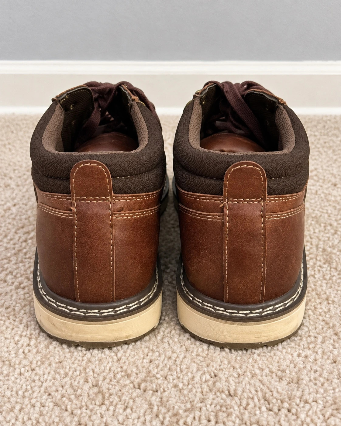 Sonoma Men’s Brown Lace-Up Ankle Boots – Sonoma – taille 10.5 2
