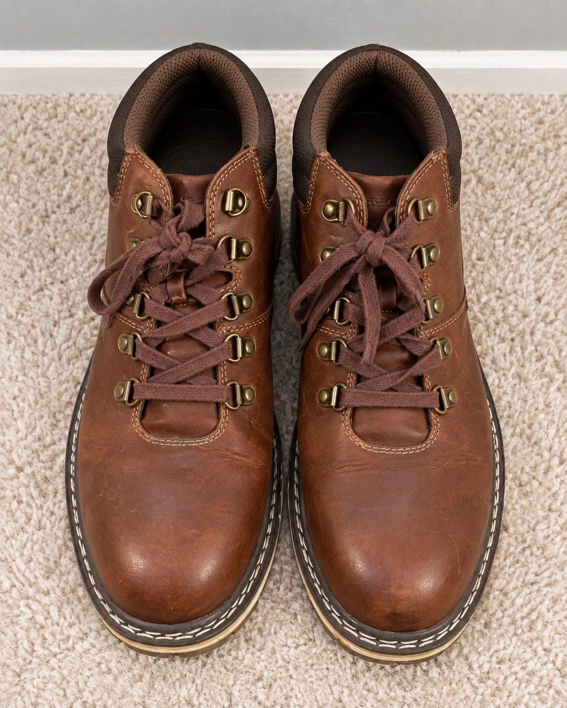 Sonoma Men’s Brown Lace-Up Ankle Boots – Sonoma – taille 10.5 3