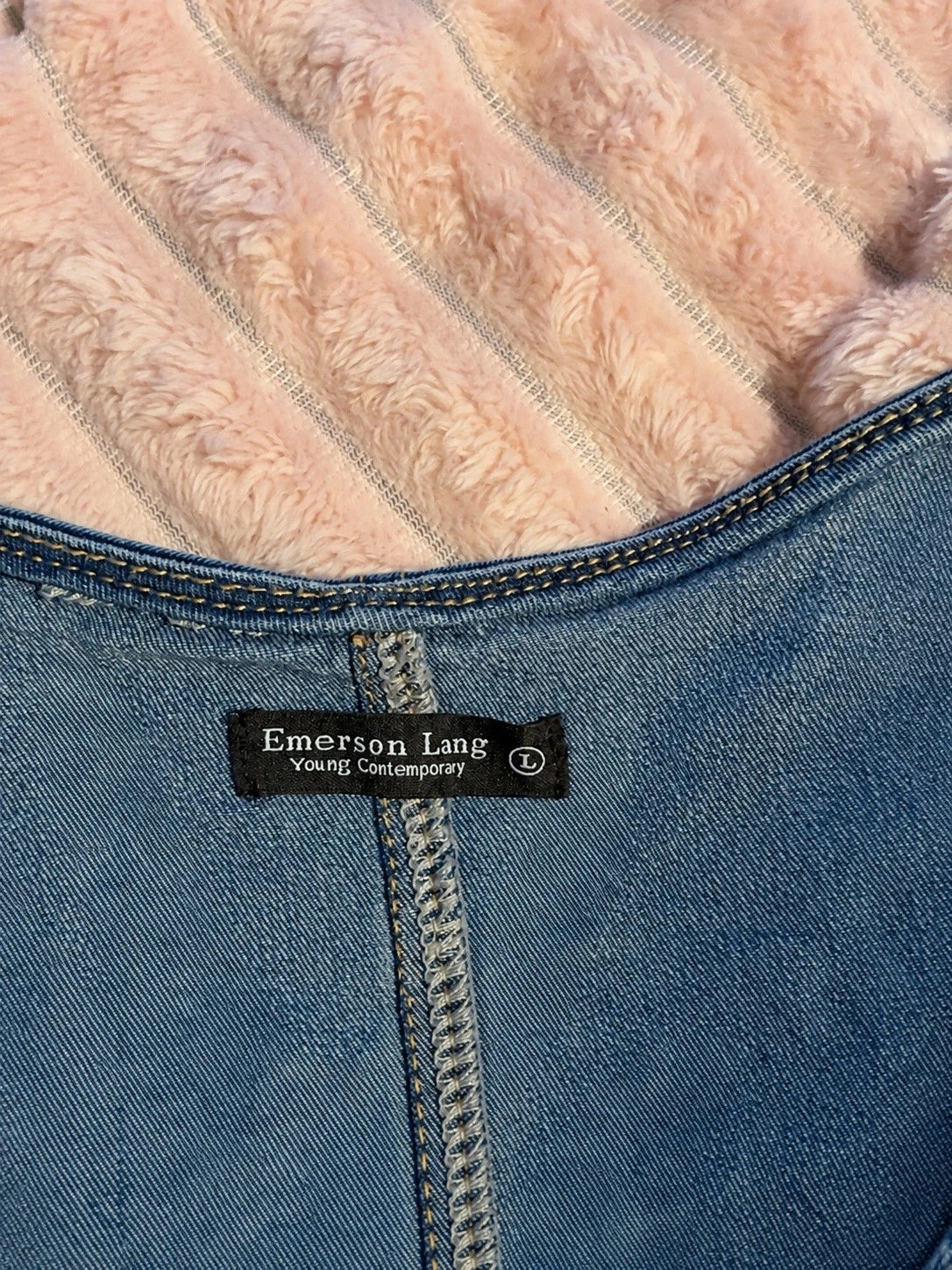 Emerson Lang Denim Vest Size L – Emerson Lang – taille L / US 12-14 2