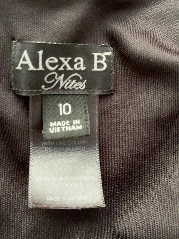 Alexa B Nites Green Floral Maxi Dress Size 10 – New Without Tags – taille M / US 8-10 2