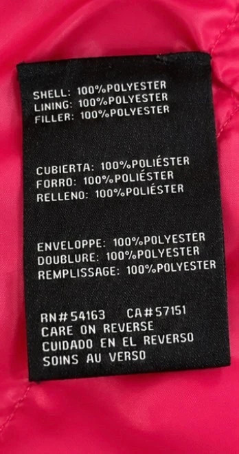 GUESS Women’s Pink Hooded Puffer Jacket – Size L – GUESS – taille L / US 12-14 4