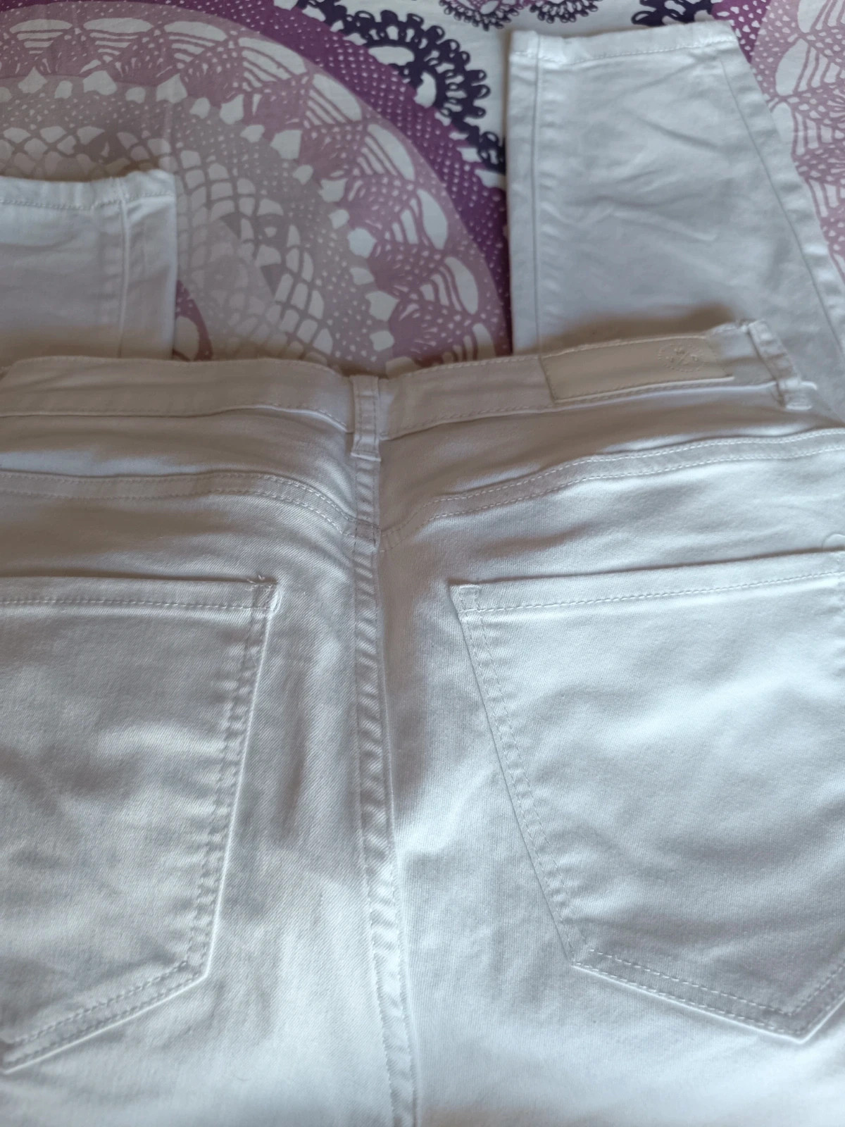 Pantalón pitillo blanco de mujer talla M – Vero Moda – taille M / 38 / 10 5
