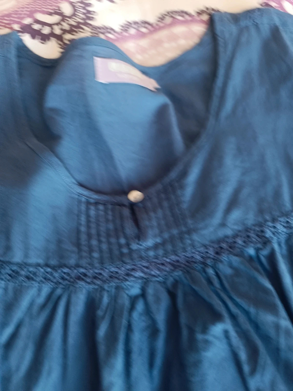Blusa azul de mujer talla S. – leet woman – taille S / 36 / 8 3