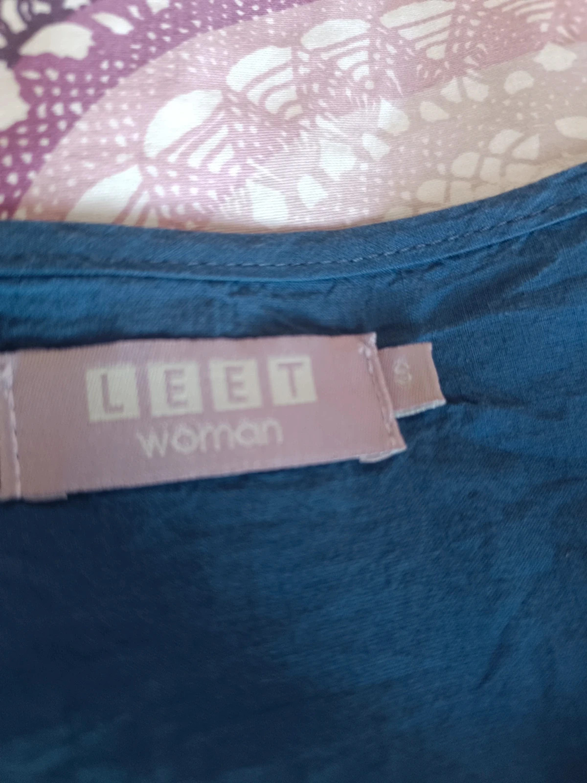 Blusa azul de mujer talla S. – leet woman – taille S / 36 / 8 4