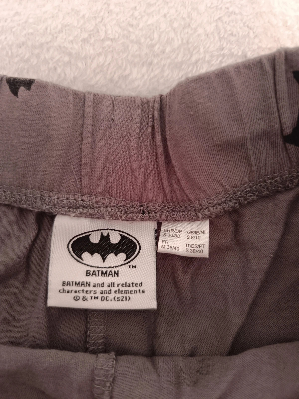 Pijama verano mujer talla S 🖤 camiseta + short “always be yourself” – Batman – taille S / 36 / 8 3
