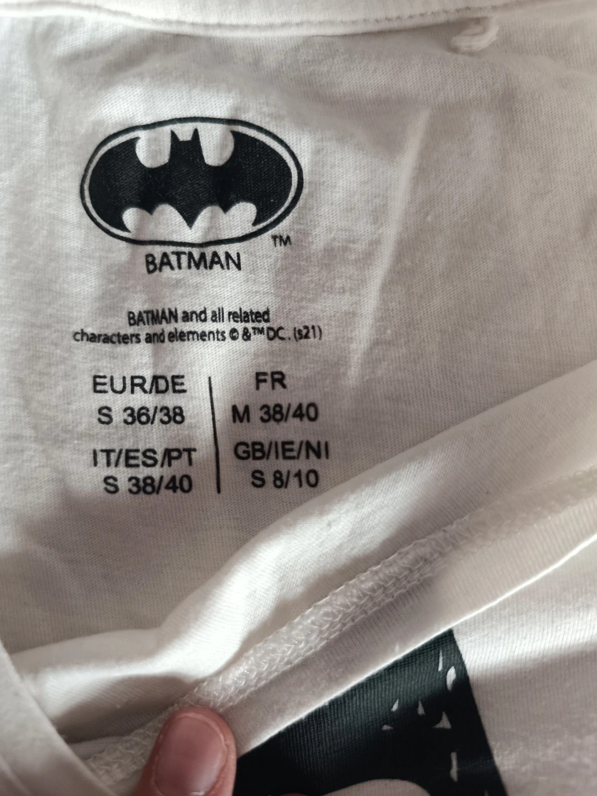 Pijama verano mujer talla S 🖤 camiseta + short “always be yourself” – Batman – taille S / 36 / 8 5