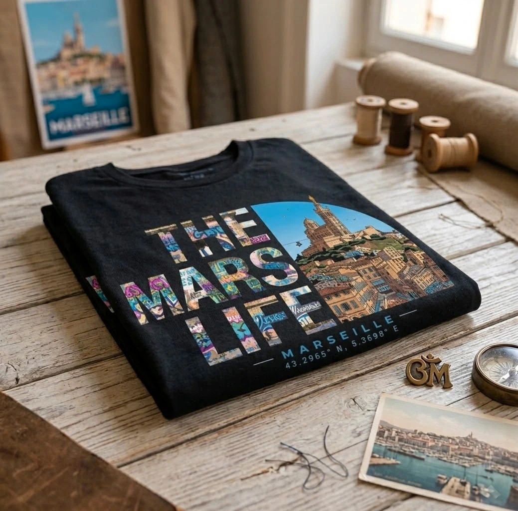 T-shirt Marseille – Marseille – taille L 2