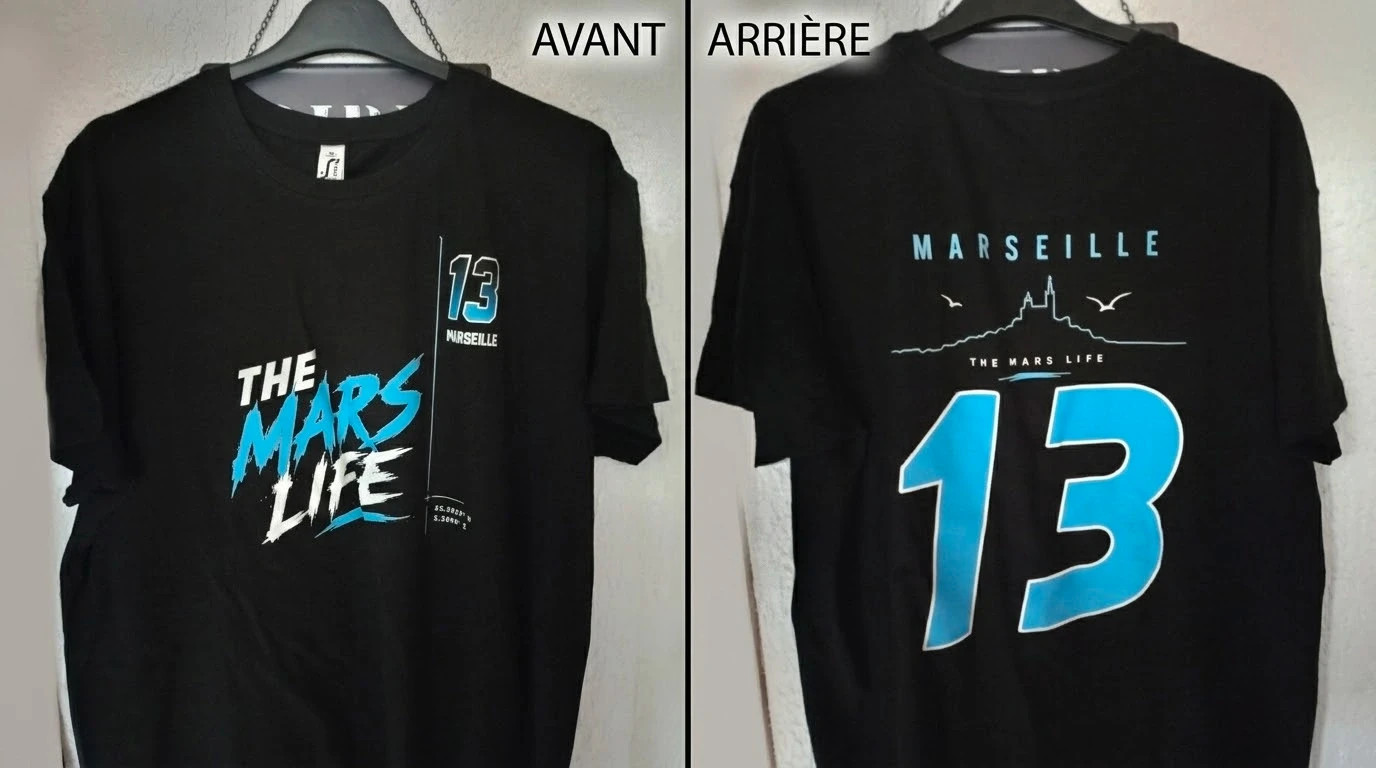 T-shirt Marseille – Marseille – taille L