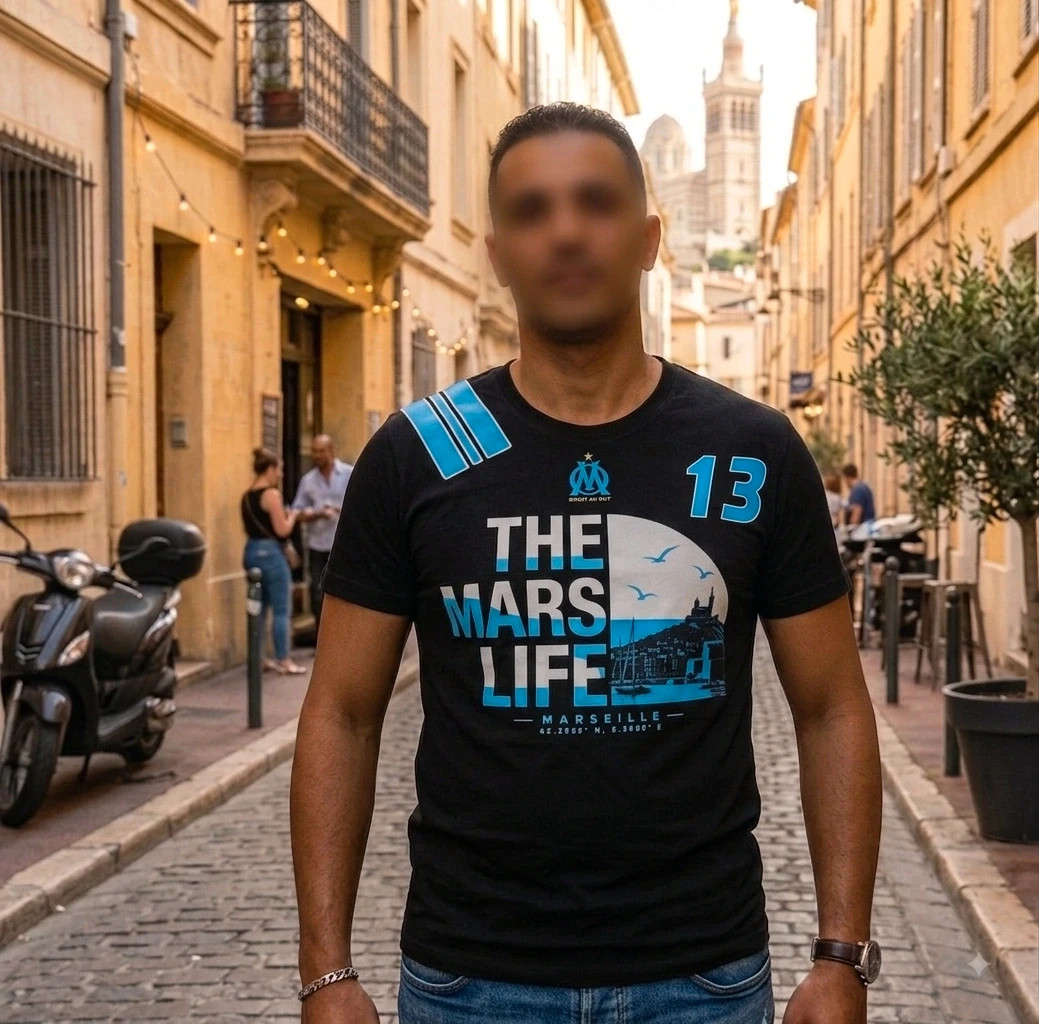 T-shirt Marseille – Marseille – taille XXL