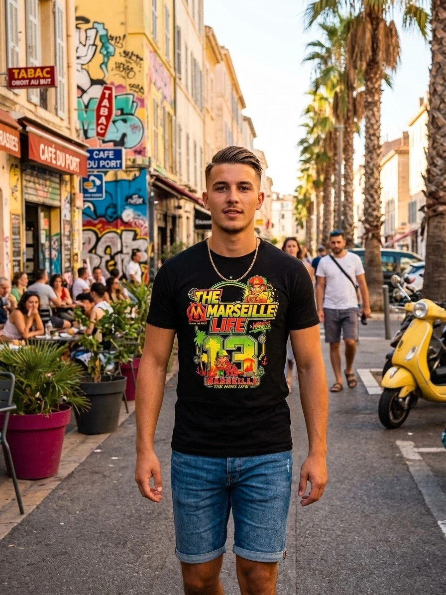 T-shirt Marseille – Marseille – taille XXXL