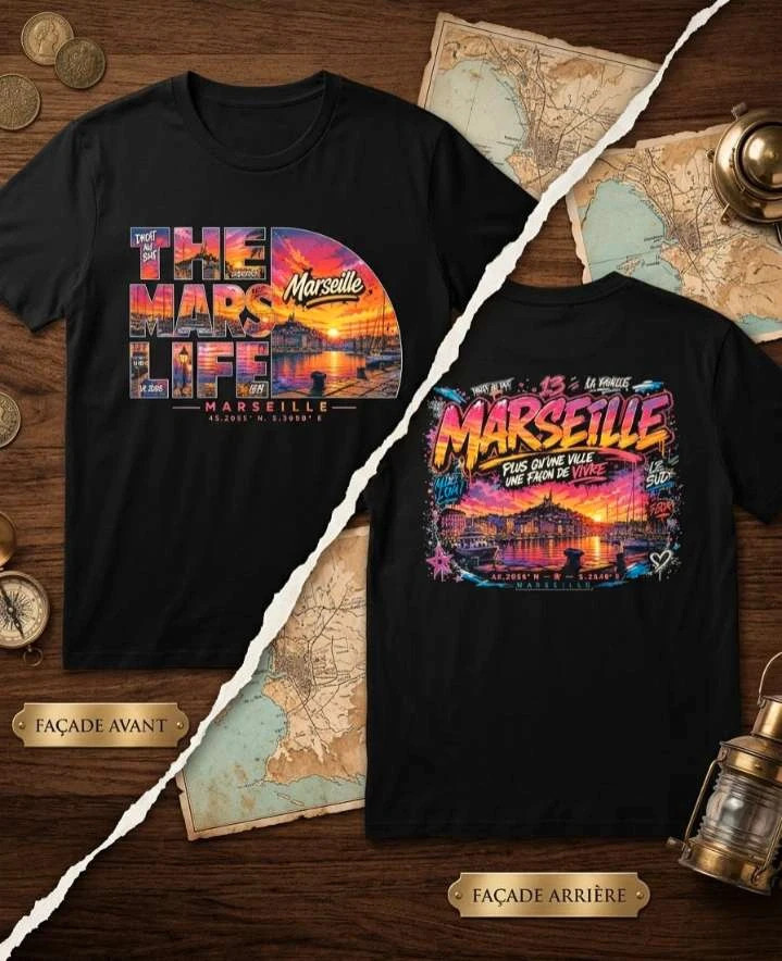 T-shirt marseille – Marseille – taille L 2