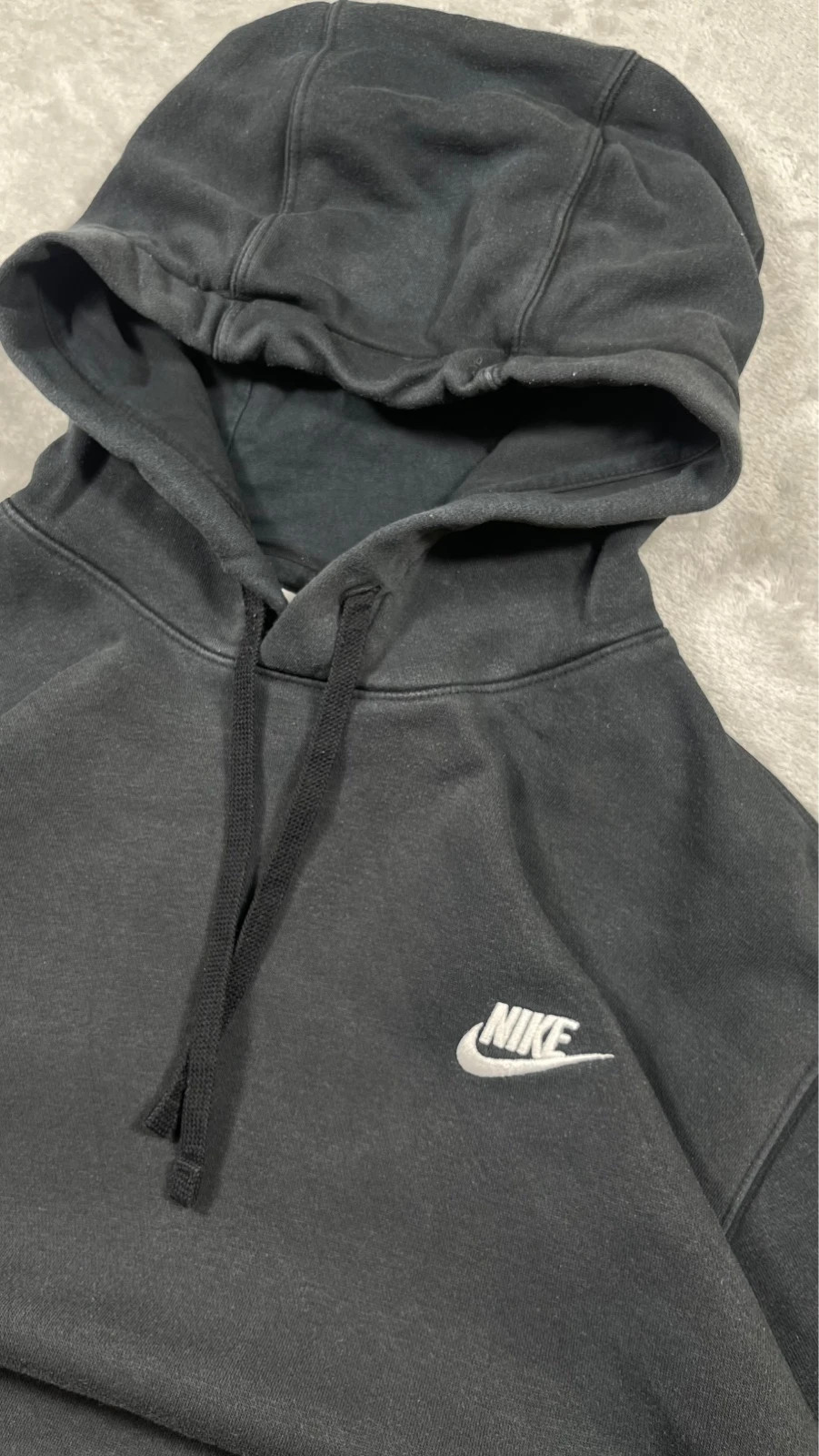 Nike Hoodie 00s Black Small Swoosh Oversize L – Nike – taille L 5