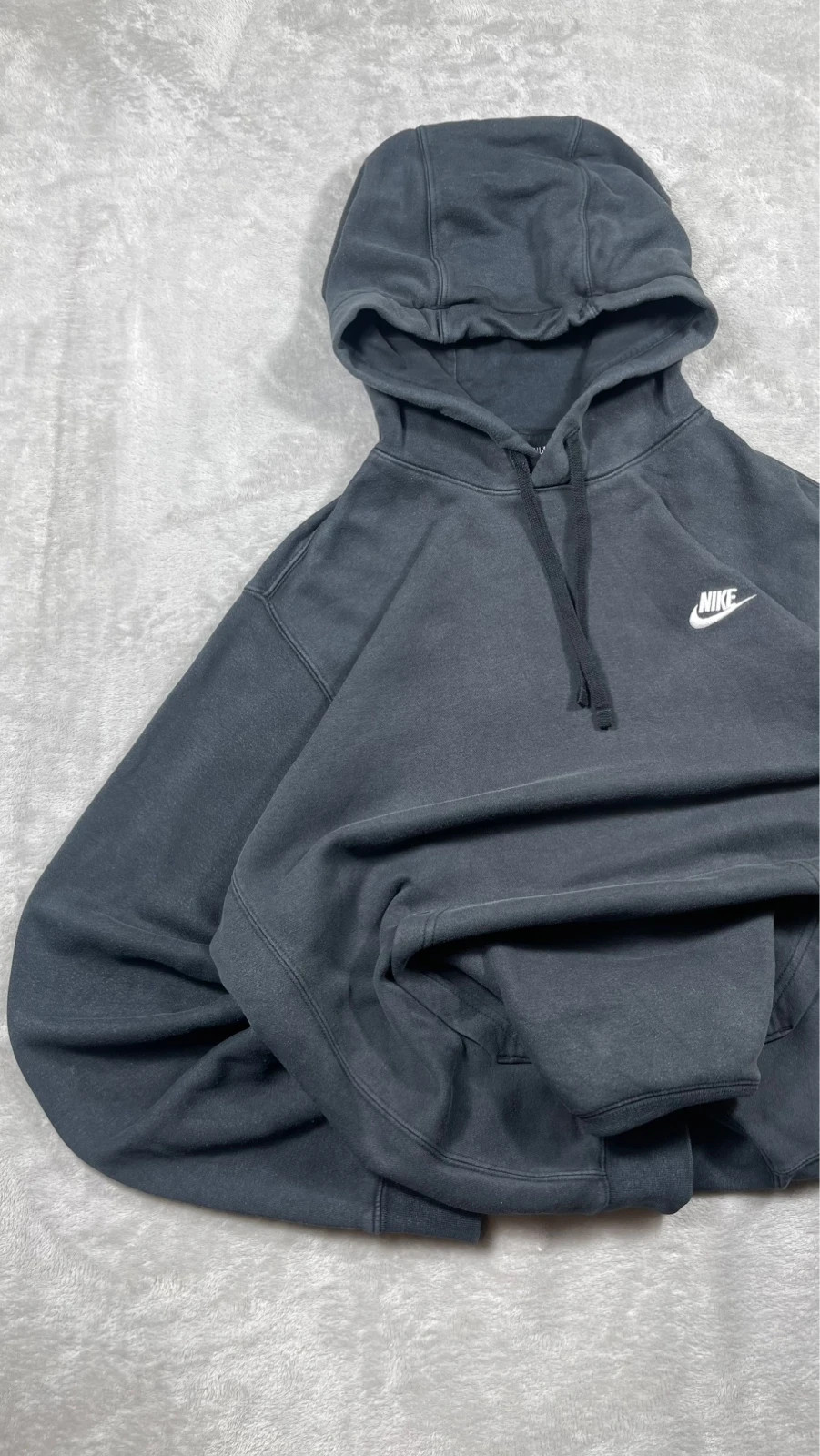 Nike Hoodie 00s Black Small Swoosh Oversize L – Nike – taille L 2