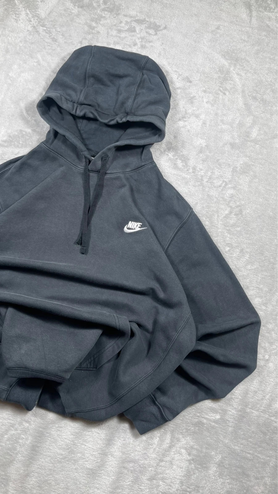 Nike Hoodie 00s Black Small Swoosh Oversize L – Nike – taille L 4