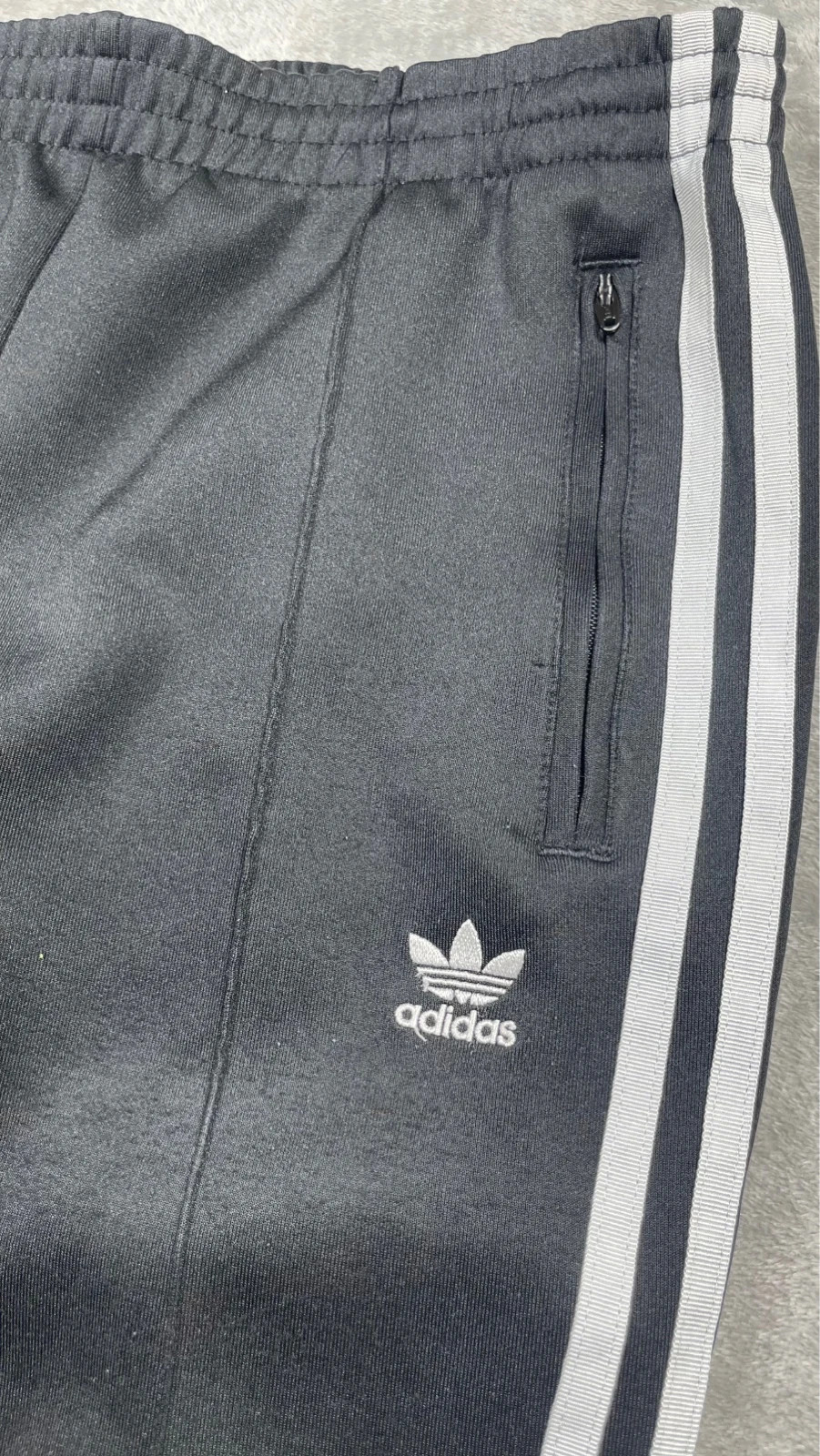Adidas Track Pants 00s Black White 3 Stripes Size 34 – adidas – taille XS / 34 / 6 4