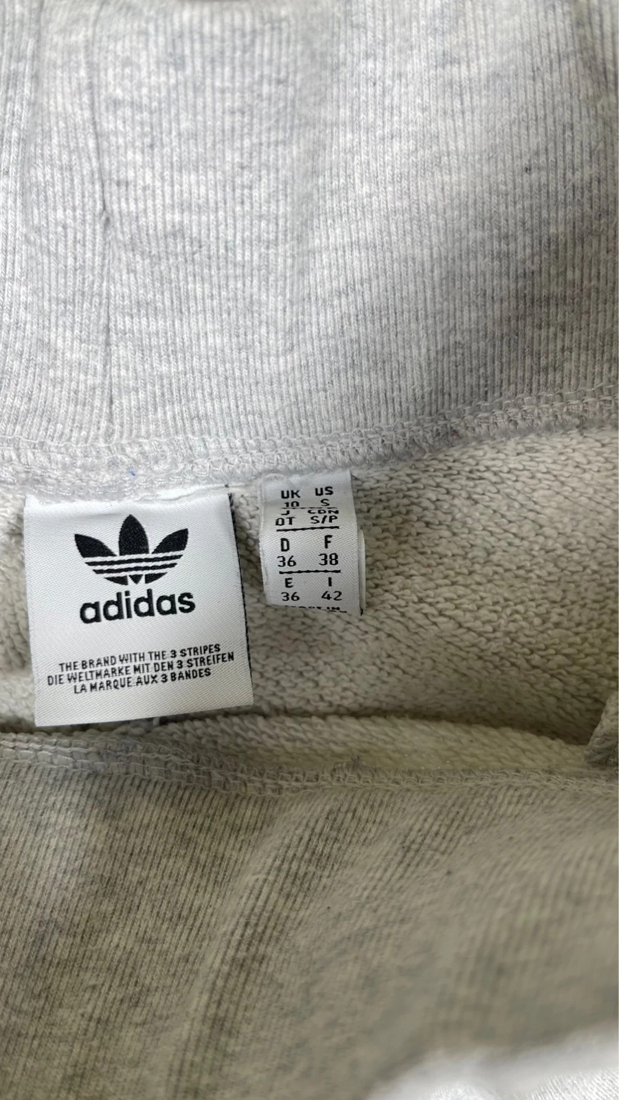 Adidas Sweatpants Vintage 00s Grey Logo Side Tape S Y2K – adidas – taille S / 36 / 8 4