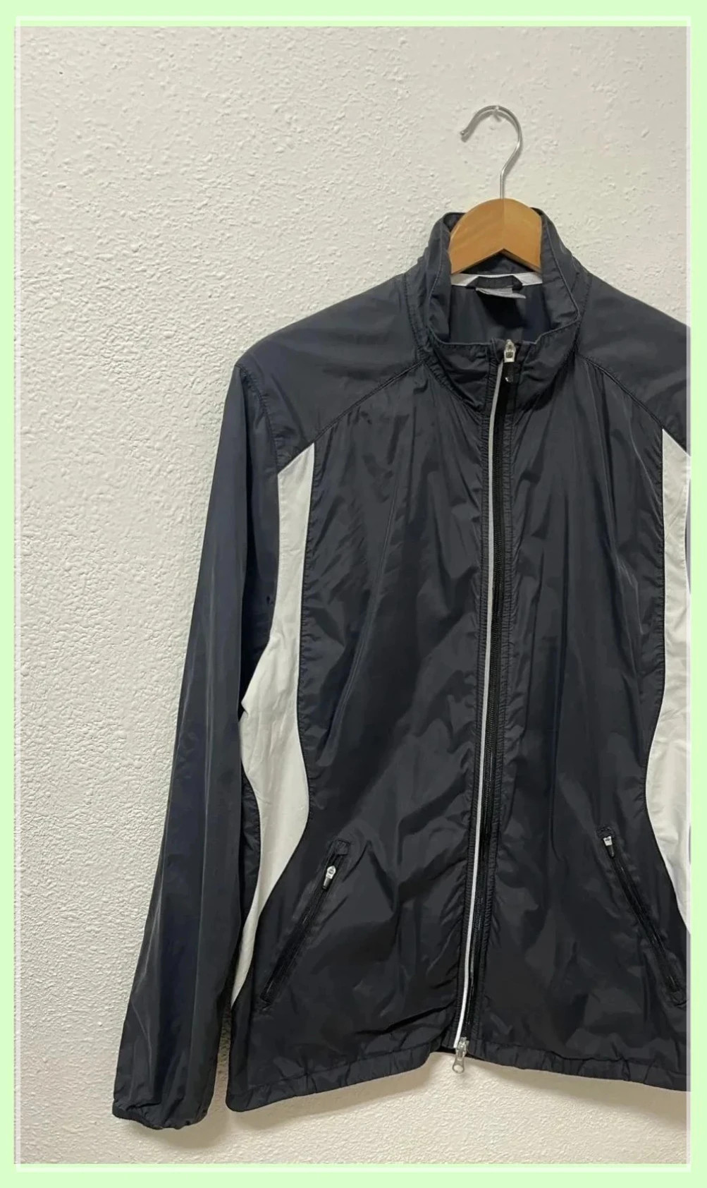 Nike Running Jacket Men Black Technical Size L Breathable Light Sport Training Zip Up – Nike – taille L 2