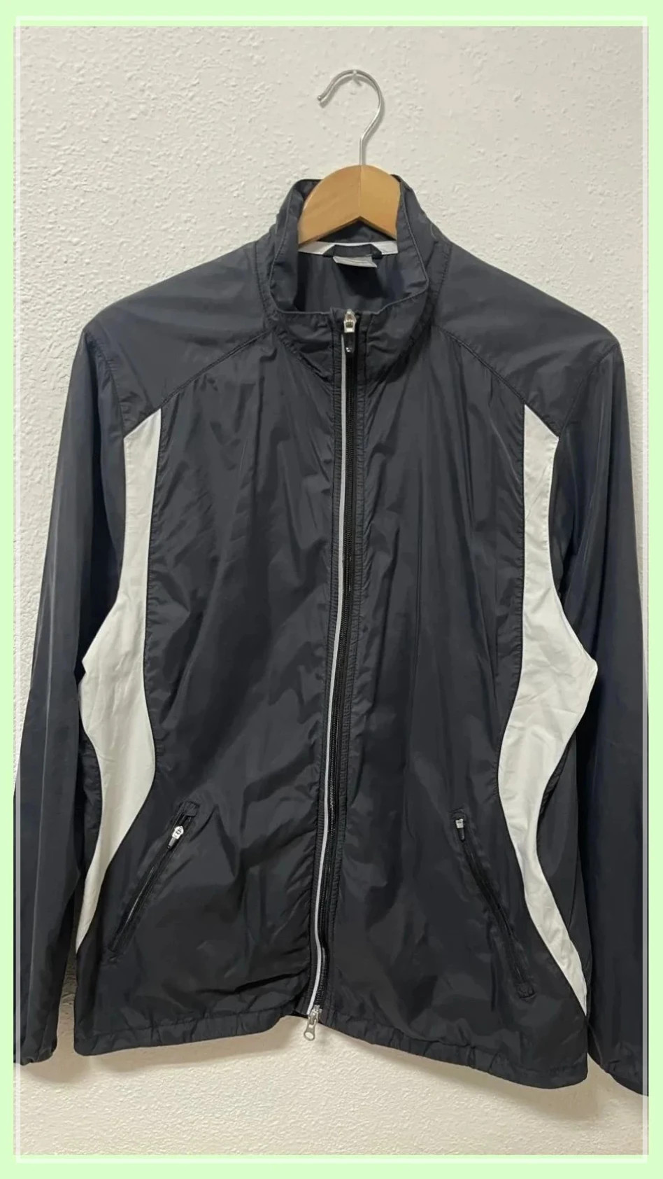 Nike Running Jacket Men Black Technical Size L Breathable Light Sport Training Zip Up – Nike – taille L 3
