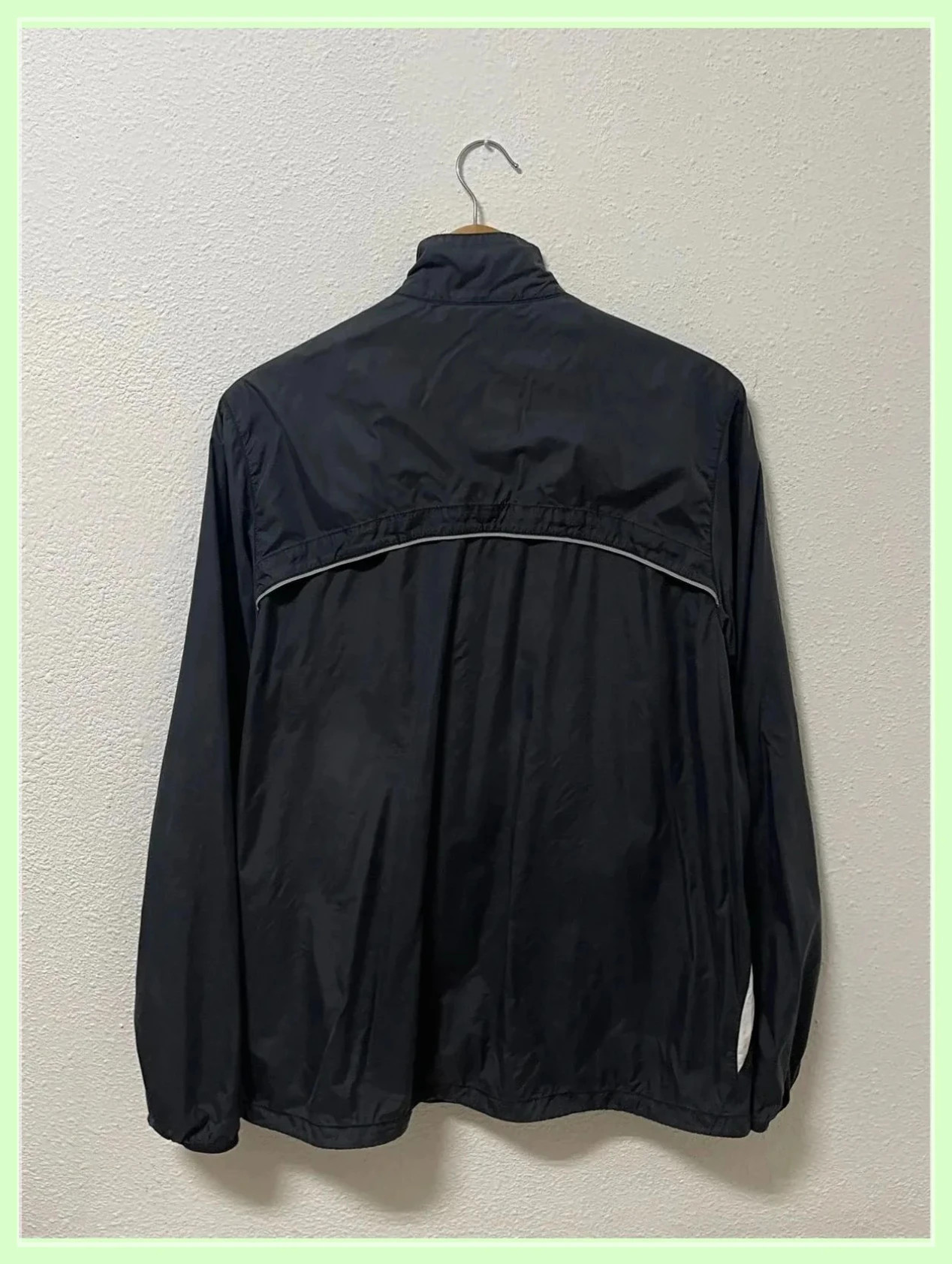 Nike Running Jacket Men Black Technical Size L Breathable Light Sport Training Zip Up – Nike – taille L 5