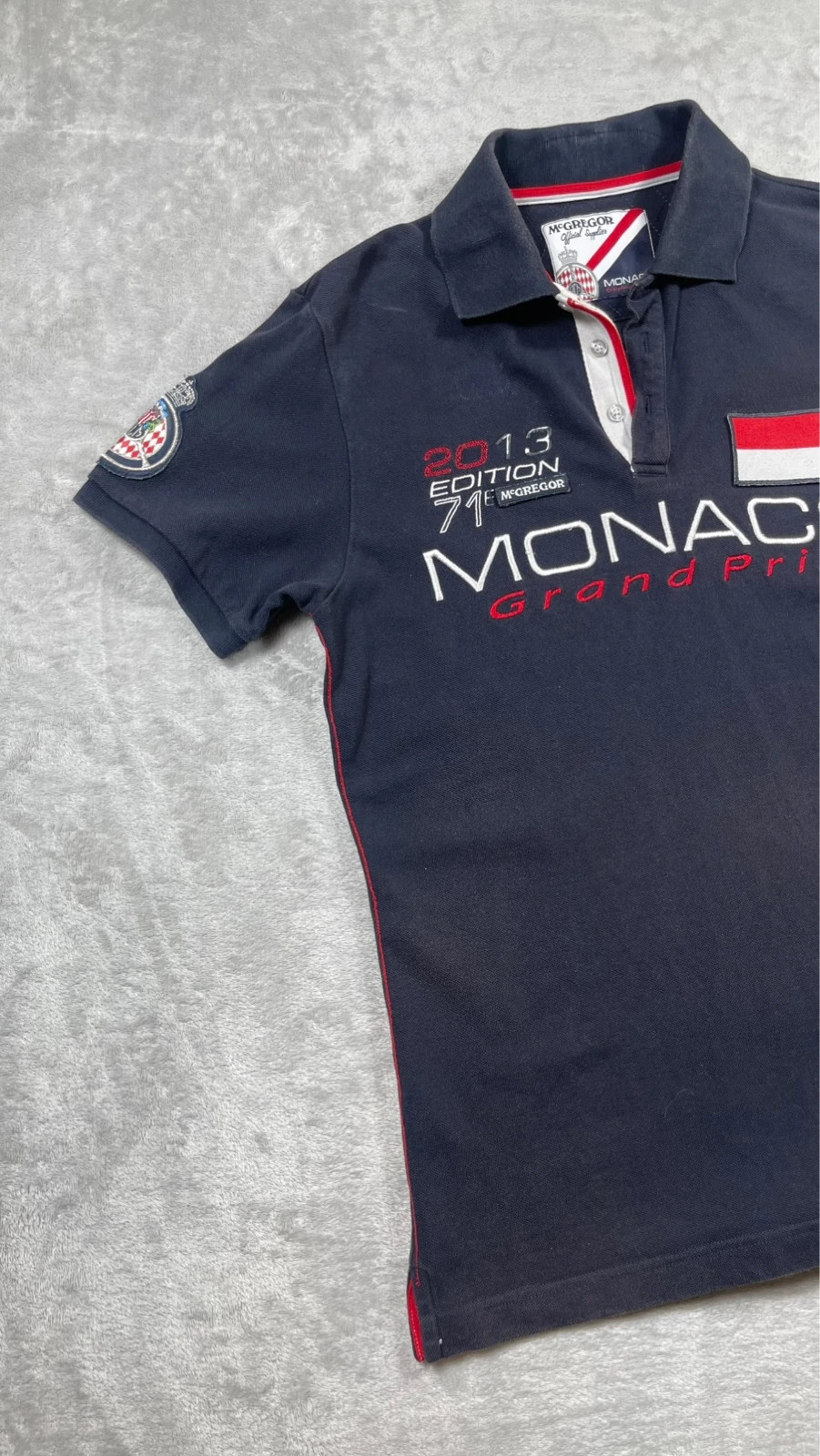 McGregor Monaco Grand Prix Polo Shirt Navy Blue 2013 Edition – McGregor – taille M 2