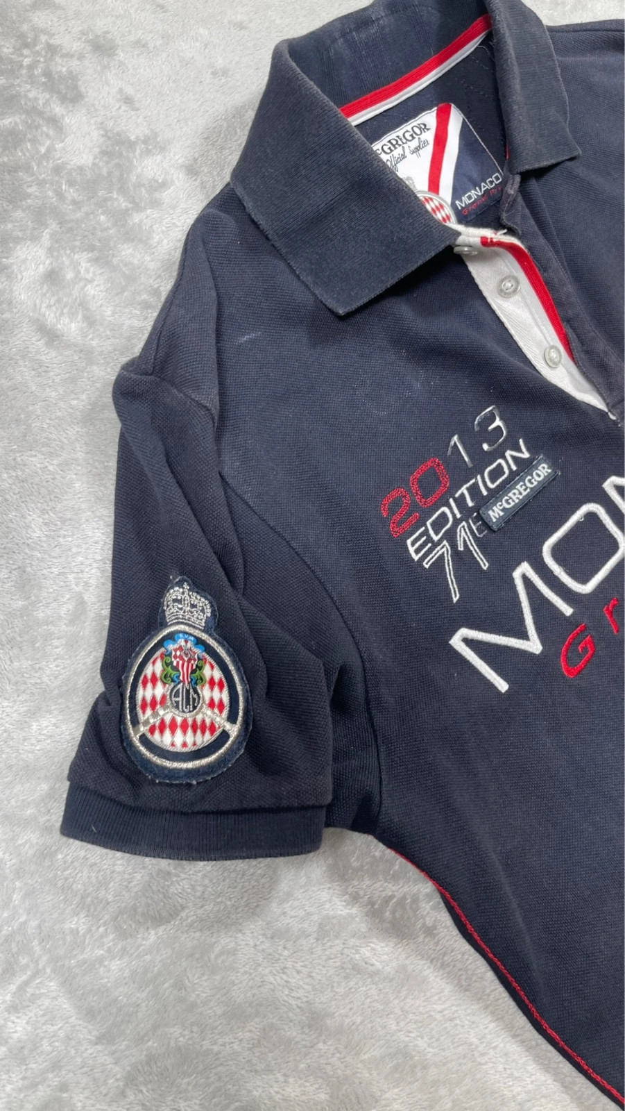 McGregor Monaco Grand Prix Polo Shirt Navy Blue 2013 Edition – McGregor – taille M 5