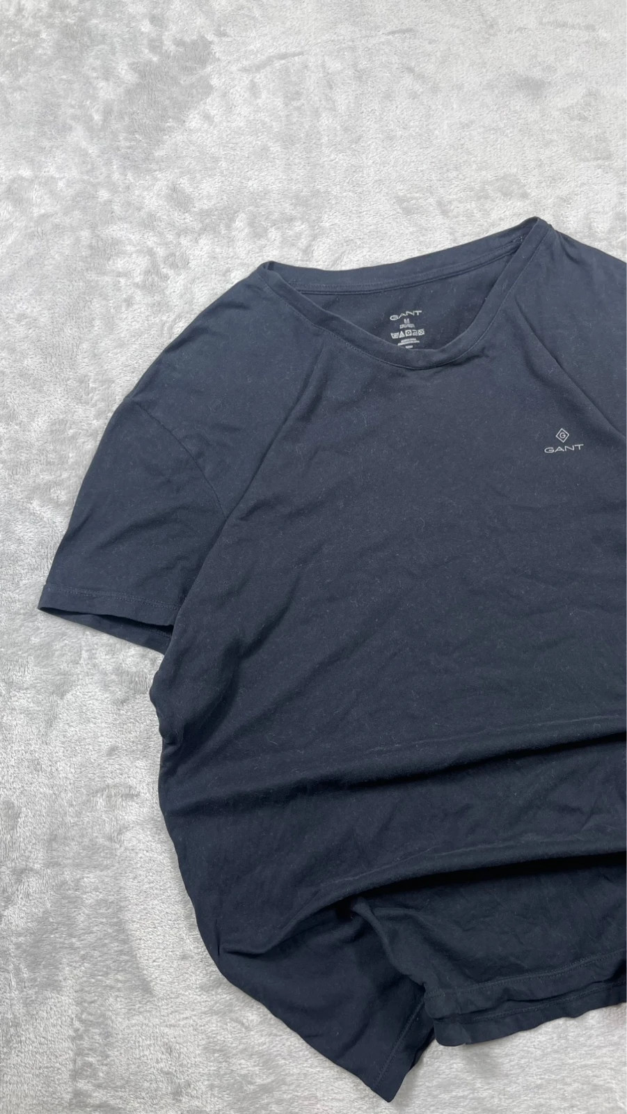 Gant T-Shirt Black Logo Short Sleeve Classic Casual 00s Size M – GANT – taille M 2