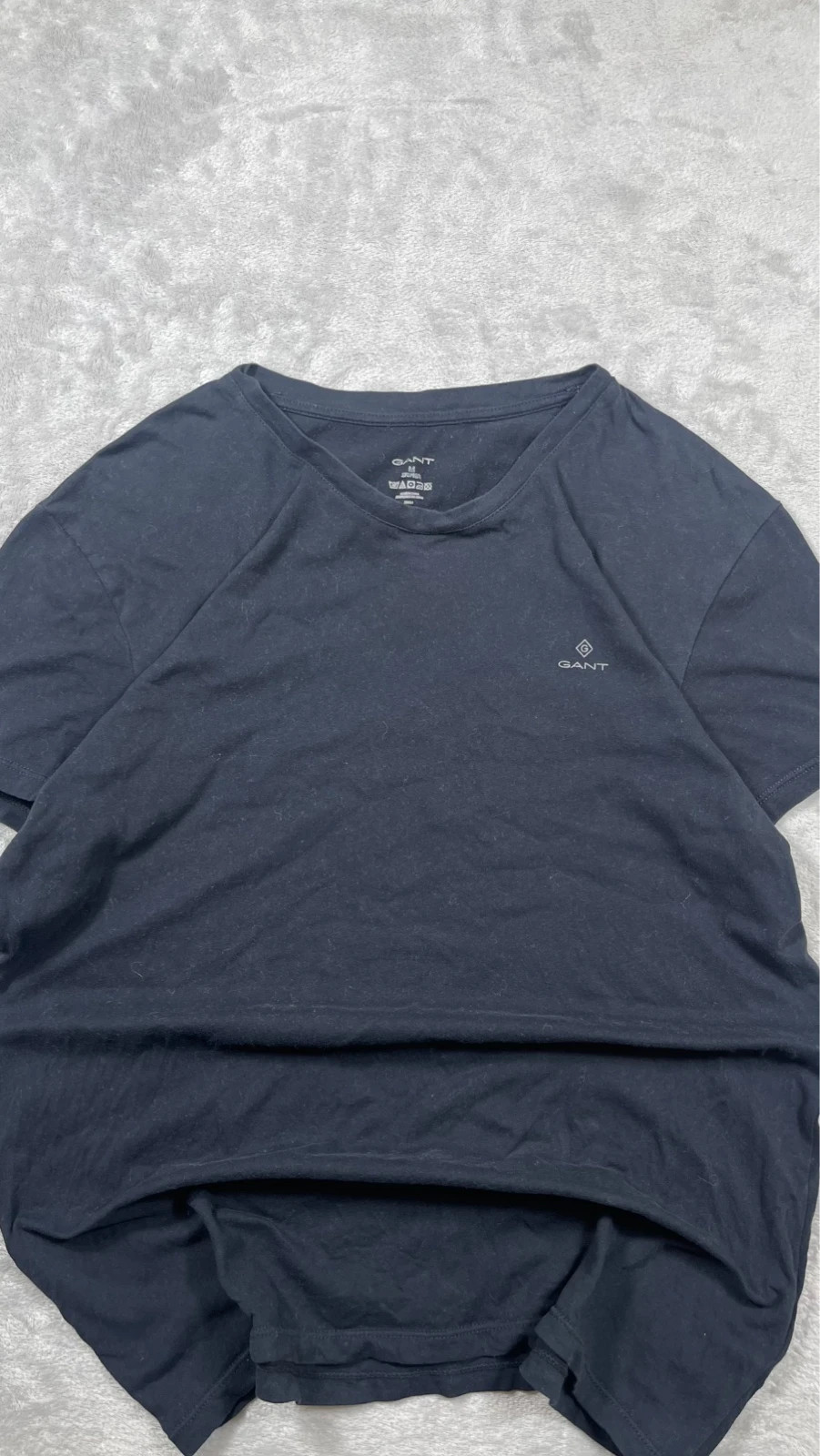 Gant T-Shirt Black Logo Short Sleeve Classic Casual 00s Size M – GANT – taille M 3