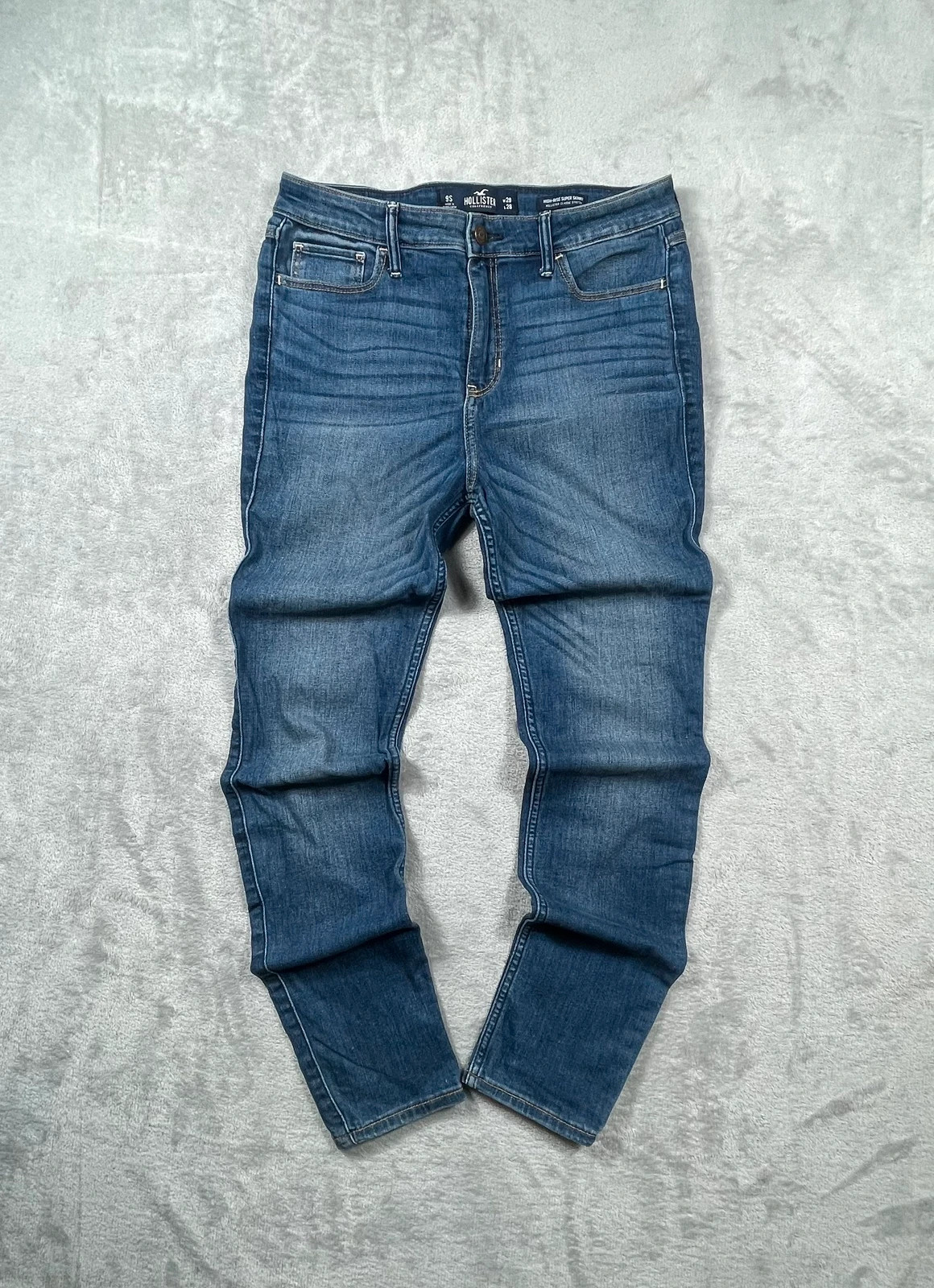 Hollister Jeans Blue High Rise Super Skinny Classic 00s Talla W29 L28 – taille M / 38 / 10