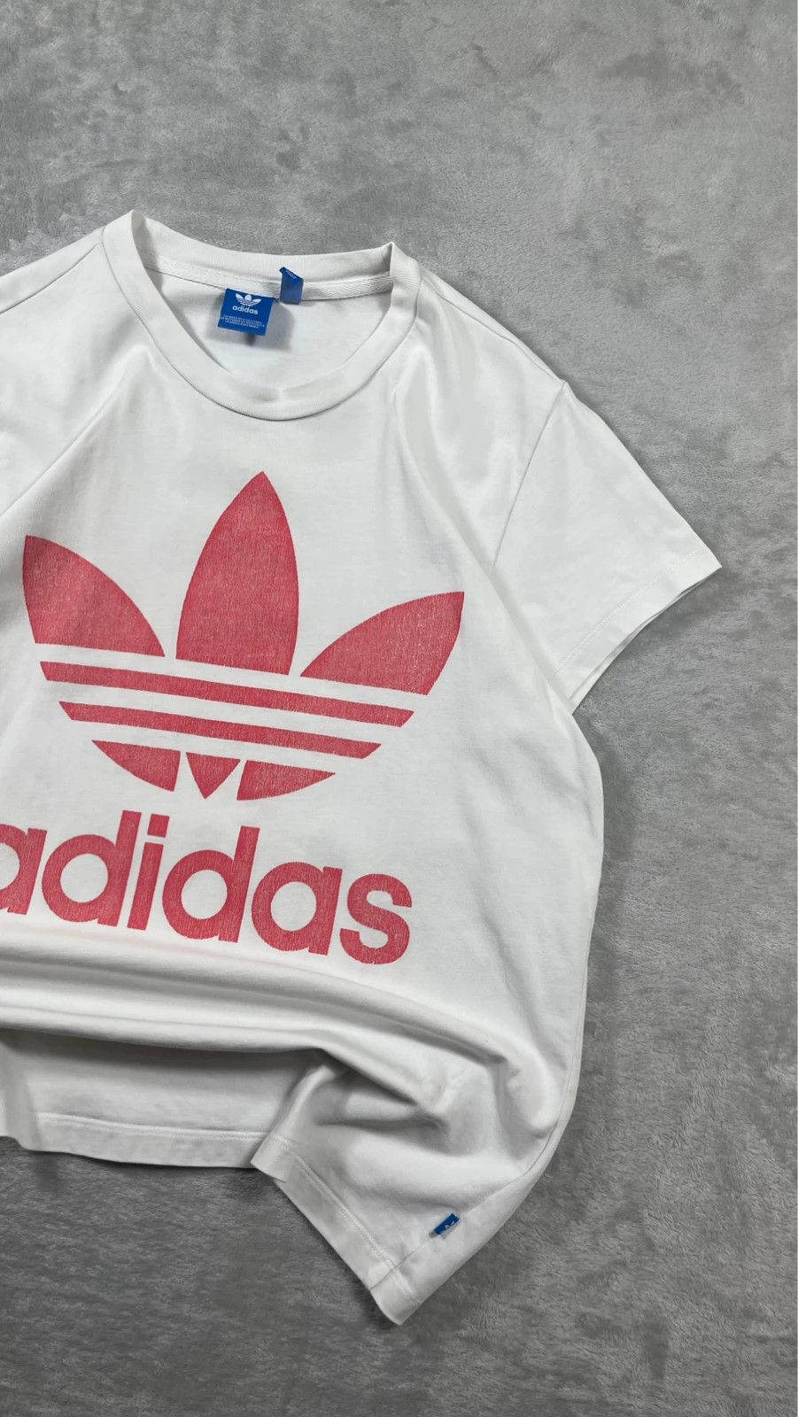 Adidas Originals T-Shirt oversize Trefoil Short Sleeve Sport Casual 00s Size S – adidas Originals – taille S / 36 / 8 4