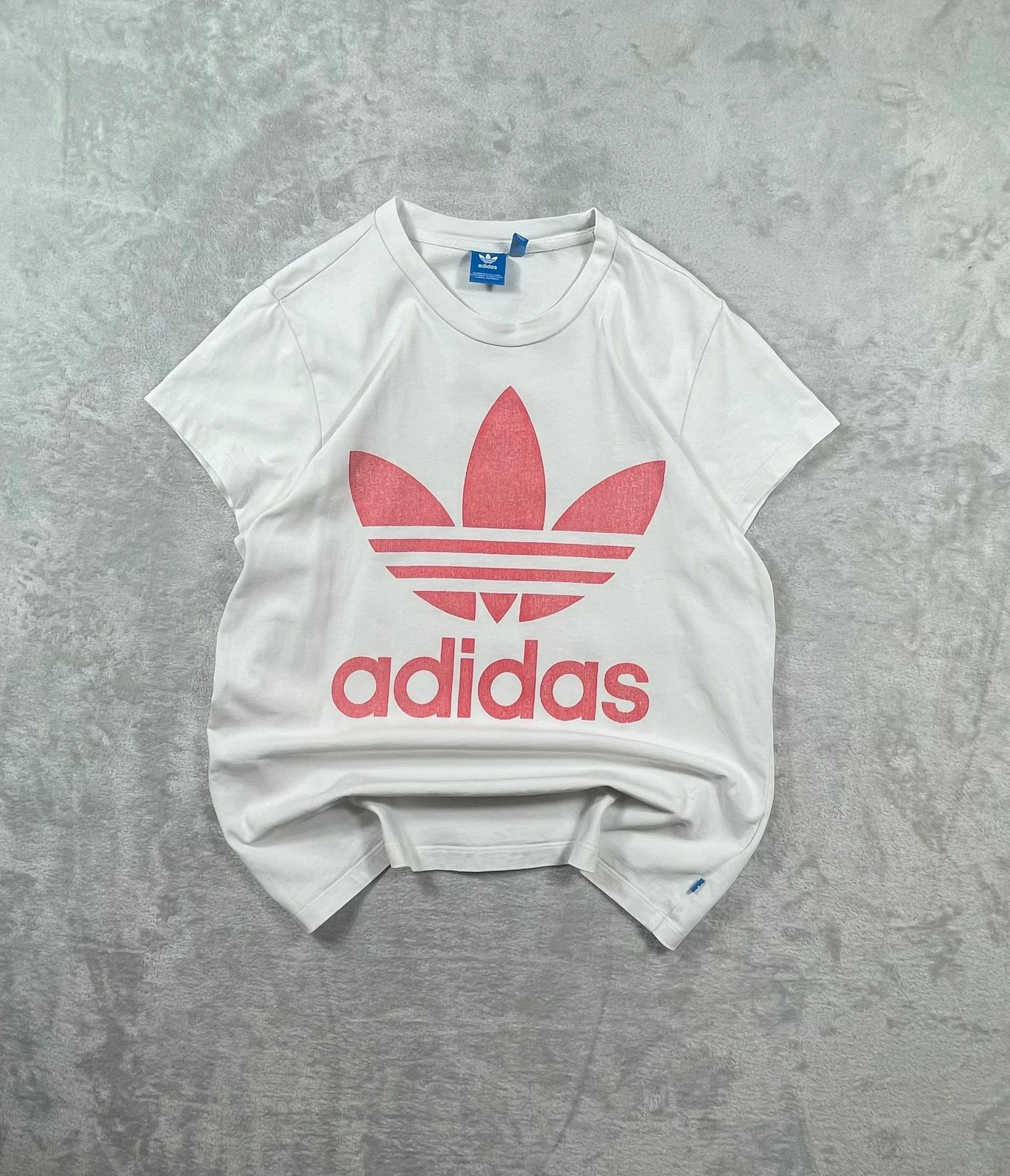 Adidas Originals T-Shirt oversize Trefoil Short Sleeve Sport Casual 00s Size S