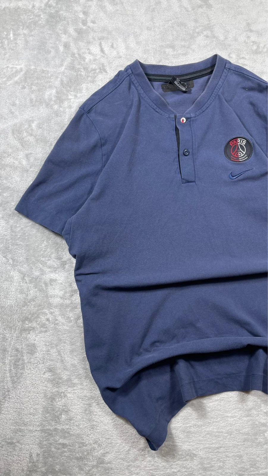 Nike PSG Polo Shirt Blue Football Club Sport Classic 00s Talla L – Nike – taille L 2