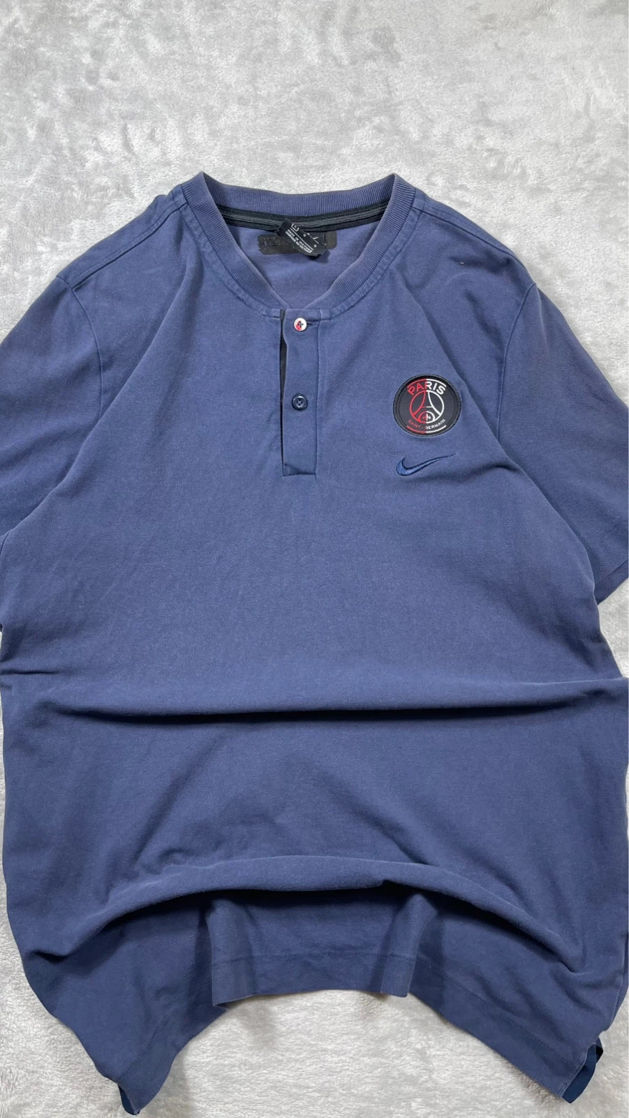 Nike PSG Polo Shirt Blue Football Club Sport Classic 00s Talla L – Nike – taille L 3