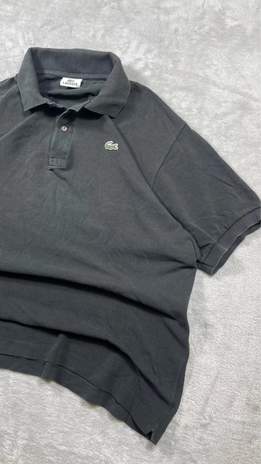 Lacoste Polo Shirt Black Crocodile Logo Classic Sport 00s Talla XXL – Lacoste – taille XXL 4