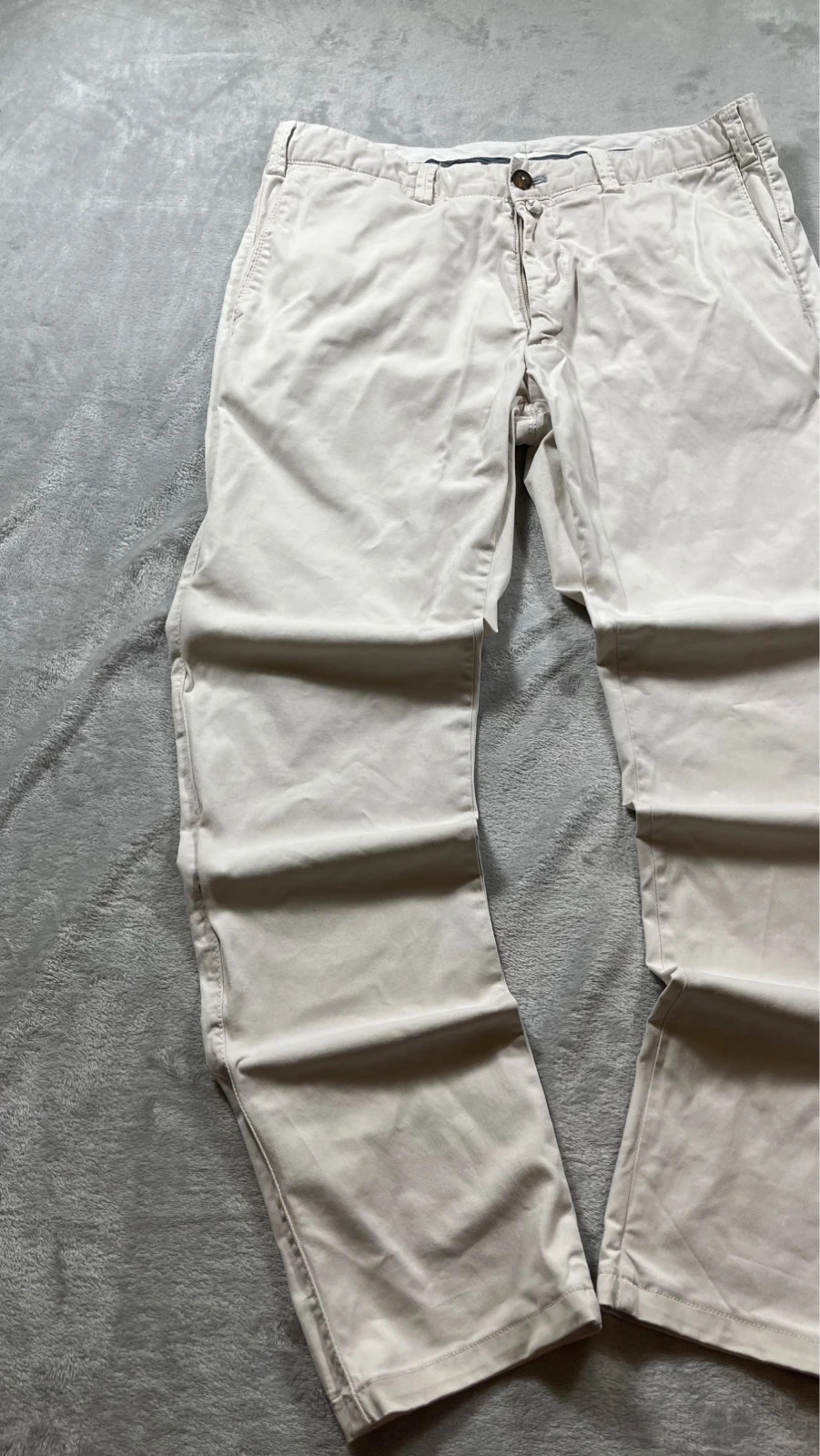Massimo Dutti Beige Chino Pants Casual Y2K 00s Size 44 – Massimo Dutti – taille W34 | FR 44 3