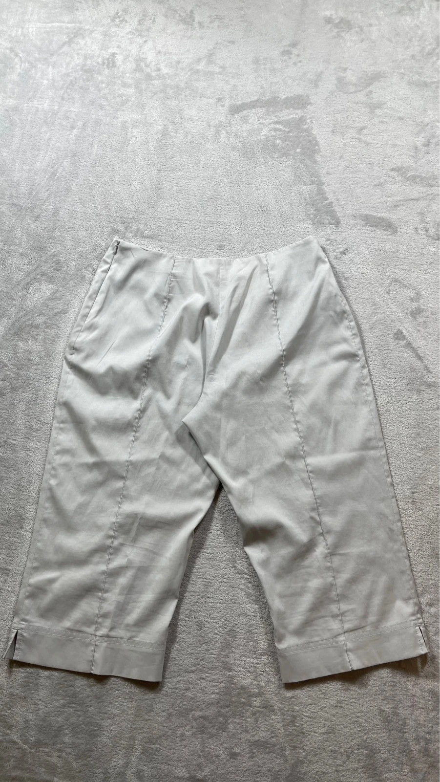 Adidas Capri Grey Capri Pants Chic Y2K 00s Talla M – adidas – taille M / 38 / 10 5