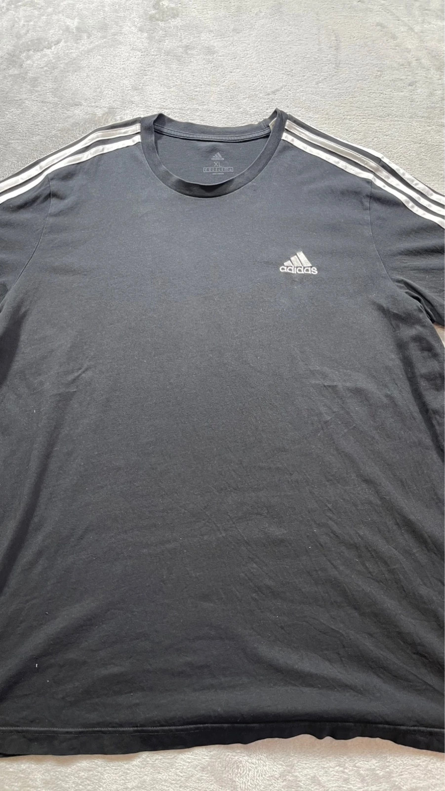 Adidas T-Shirt Black White 3 Stripes 00s sport Size XL – adidas – taille XL 4