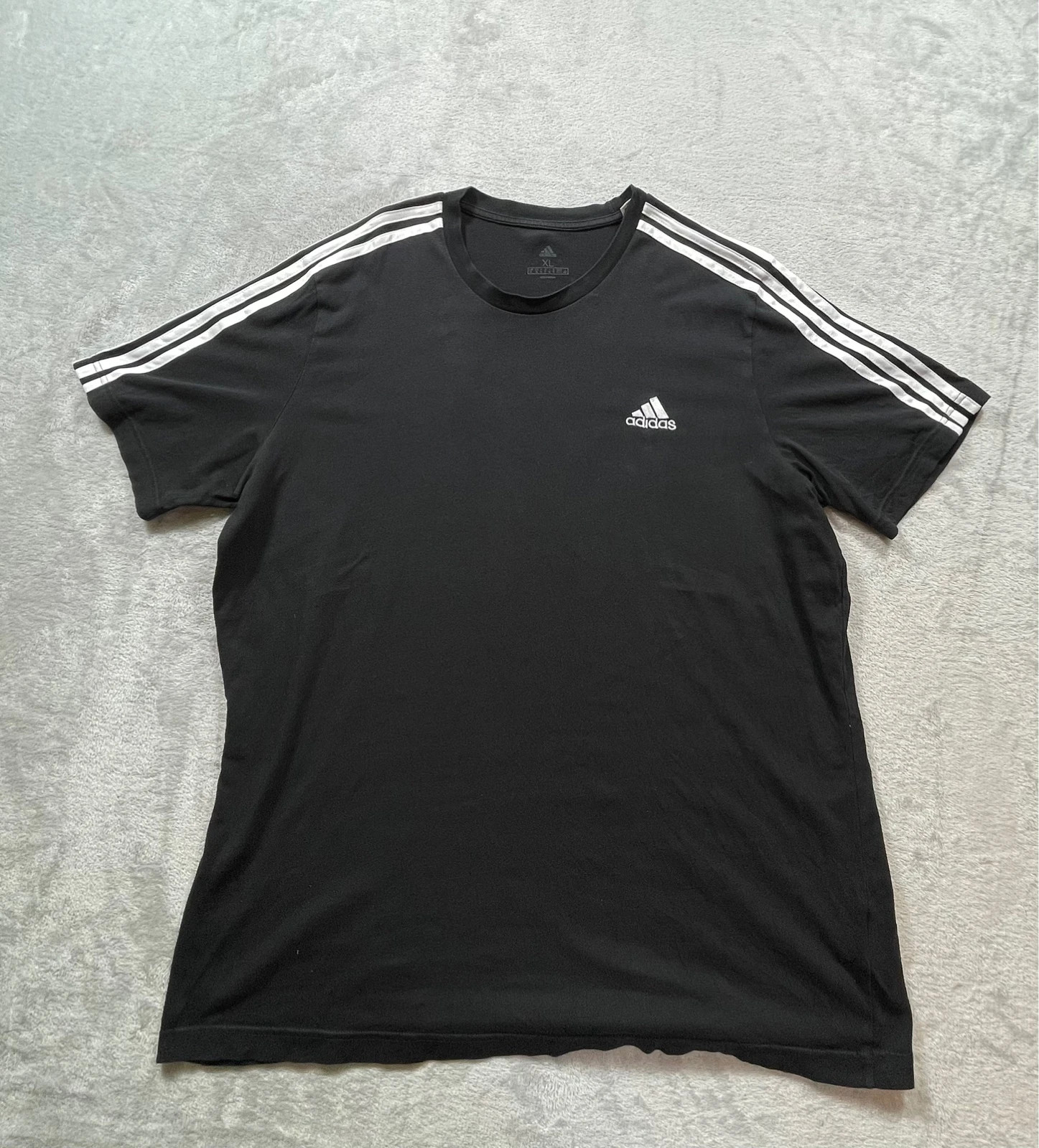 Adidas T-Shirt Black White 3 Stripes 00s sport Size XL – adidas – taille XL 2