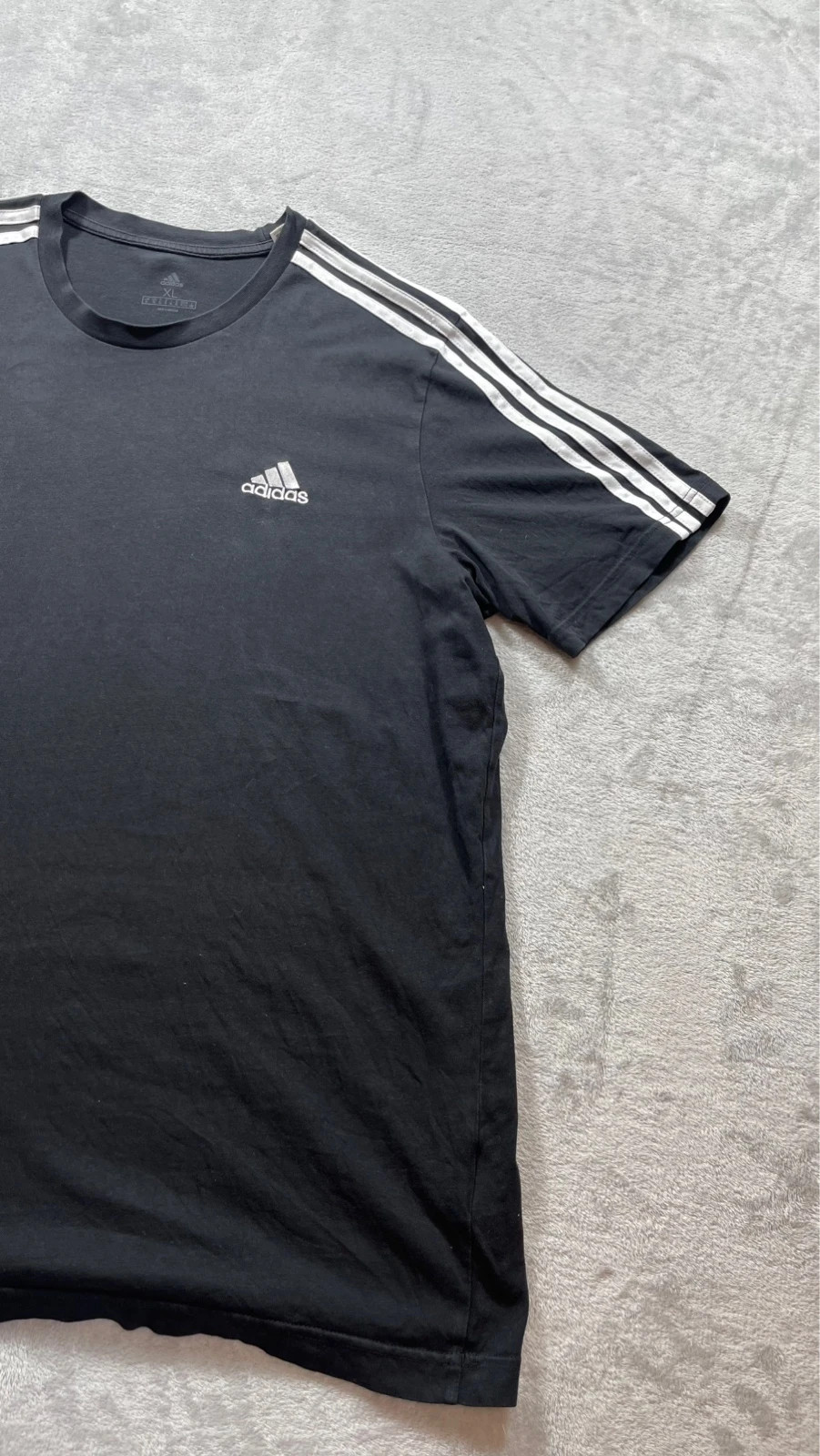 Adidas T-Shirt Black White 3 Stripes 00s sport Size XL – adidas – taille XL 5