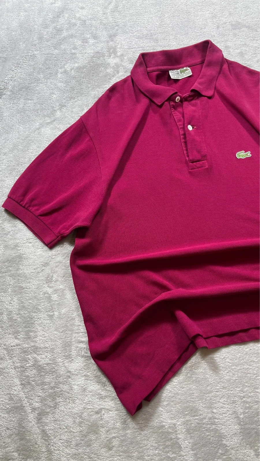Lacoste Polo Burgundy Classic Sport 00s Talla 6 XL – Lacoste – taille XL 2