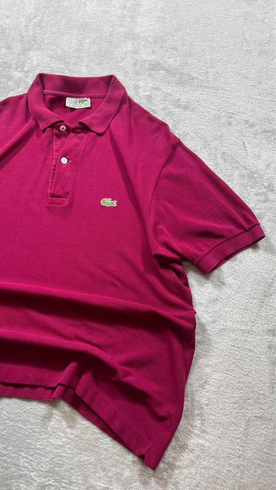 Lacoste Polo Burgundy Classic Sport 00s Talla 6 XL – Lacoste – taille XL 4