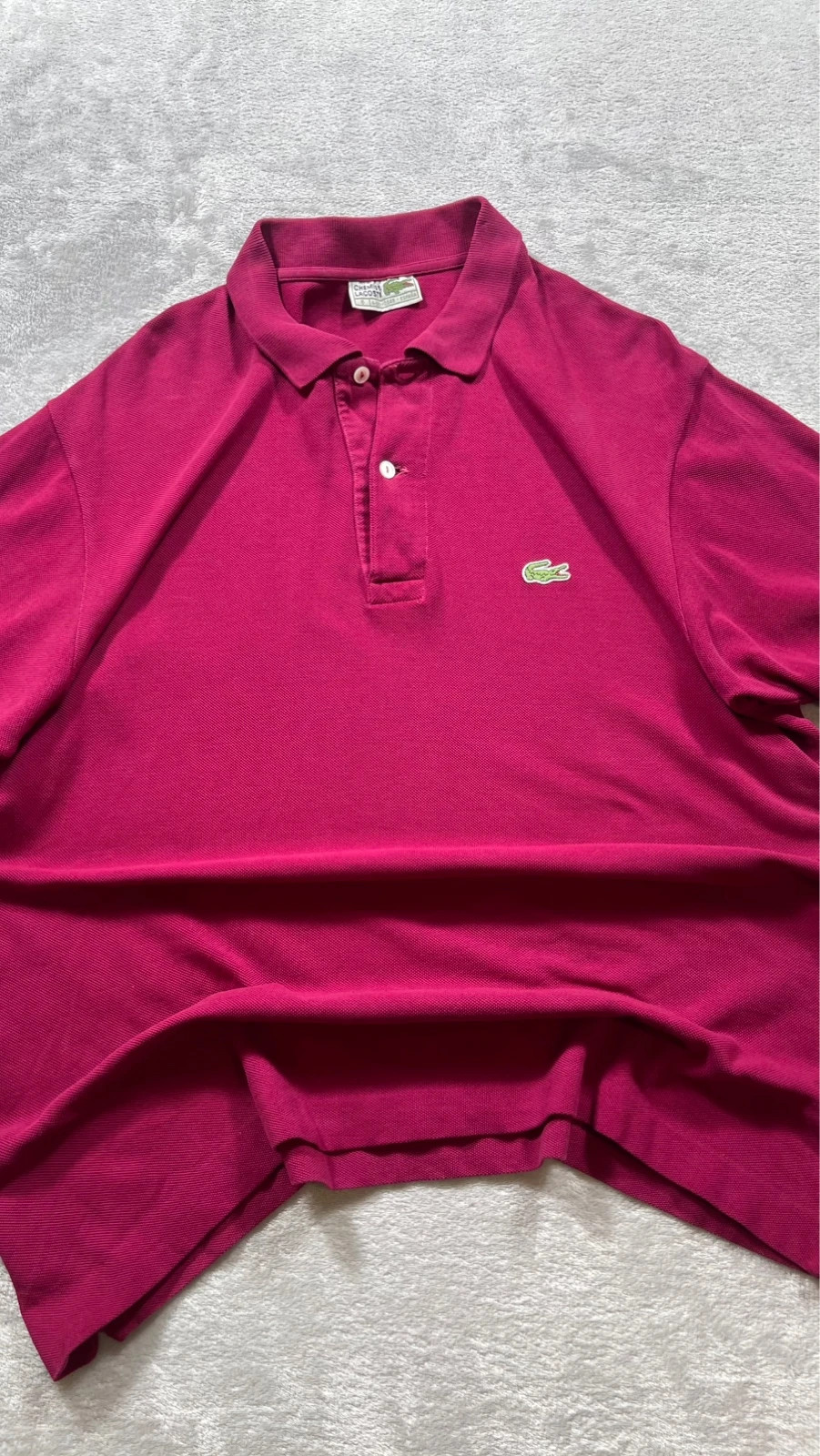 Lacoste Polo Burgundy Classic Sport 00s Talla 6 XL – Lacoste – taille XL 3