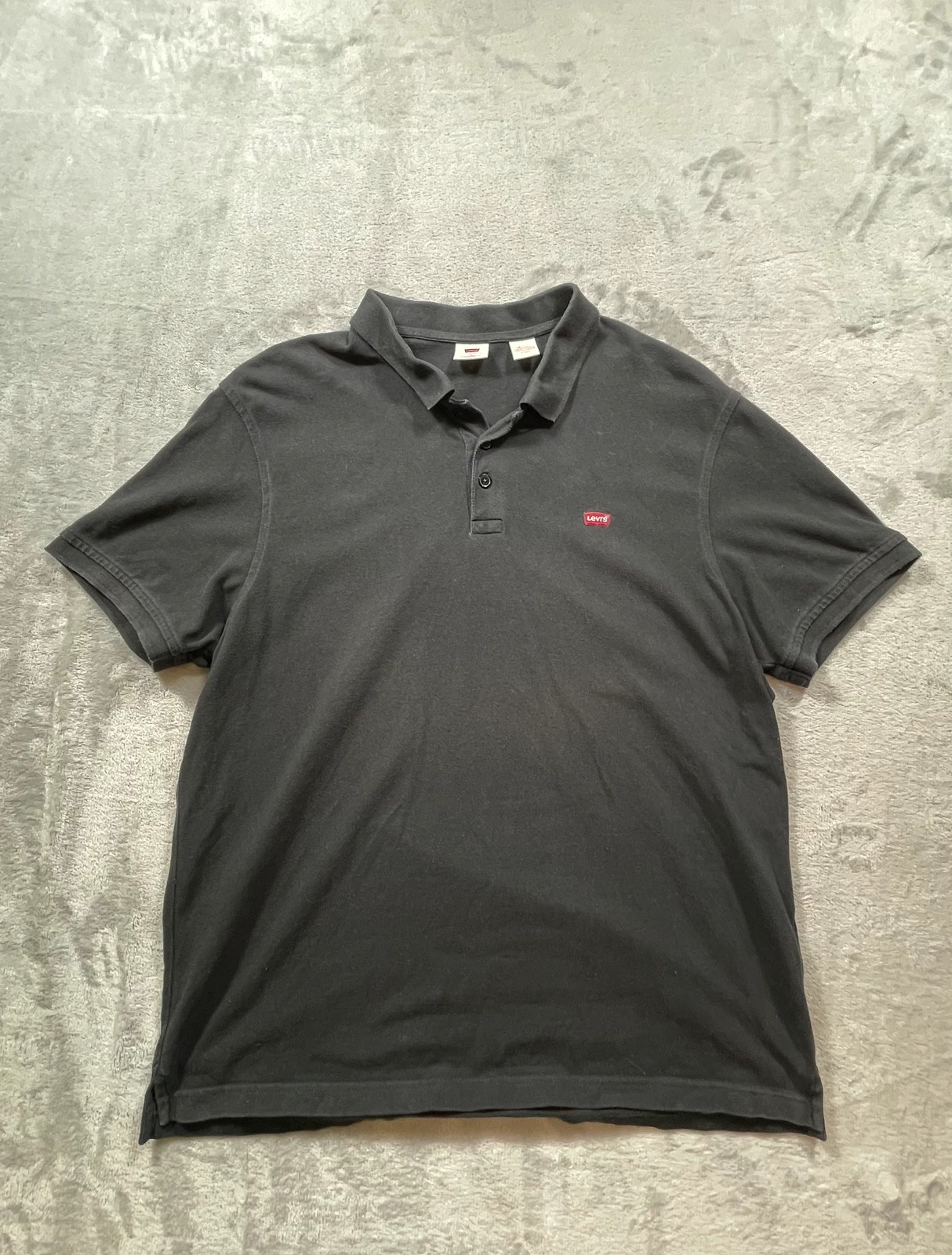 Levi's Polo Shirt Black Classic Logo Small Red Tab Short Sleeve Casual Size XL – Levi's – taille XL 5