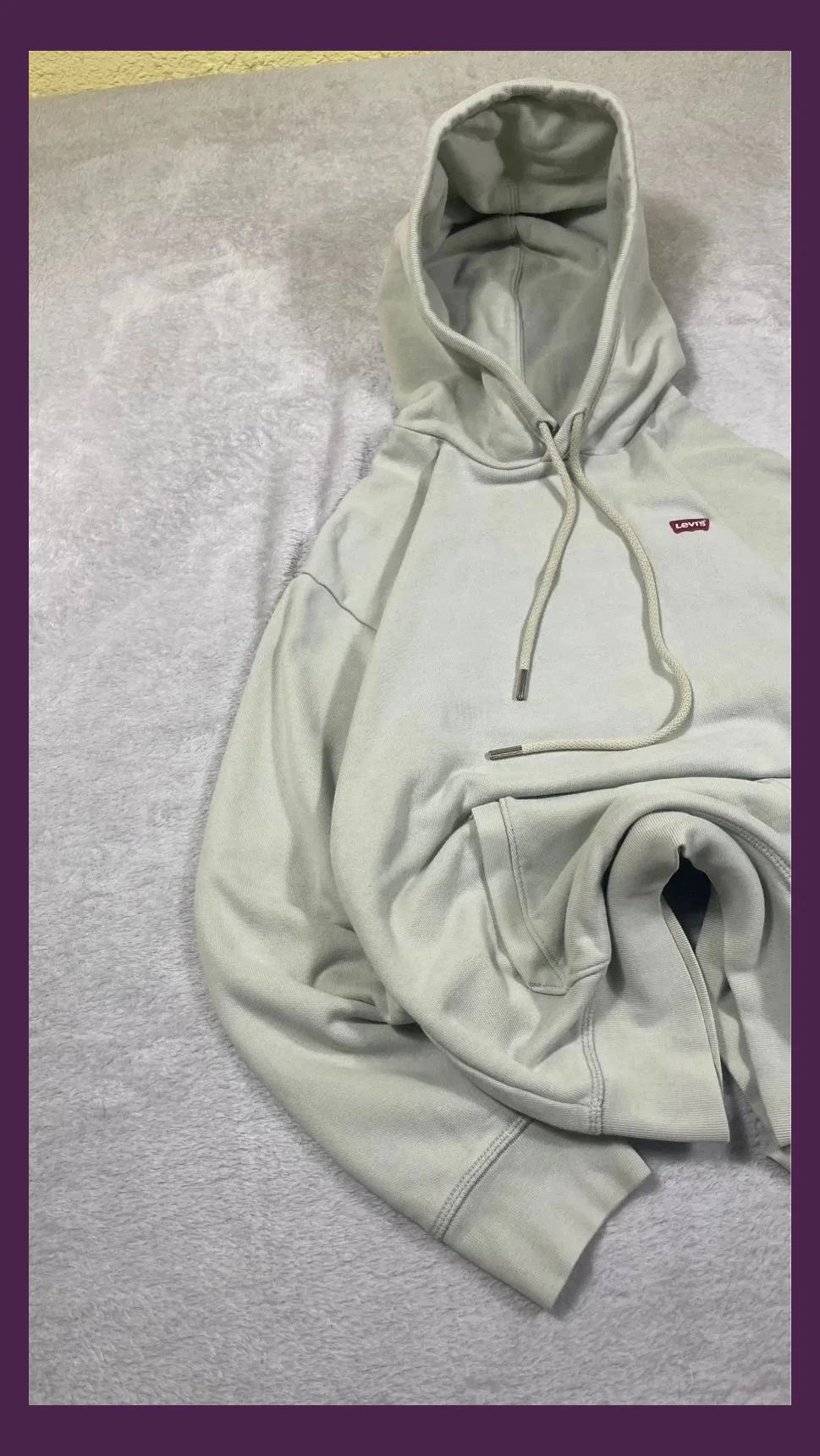 Levi's Hoodie Women Pastel Mint Green Size XXS Relaxed Loose Fit Basic Sweatshirt – Levi's – taille XXS / 32 / 4 3