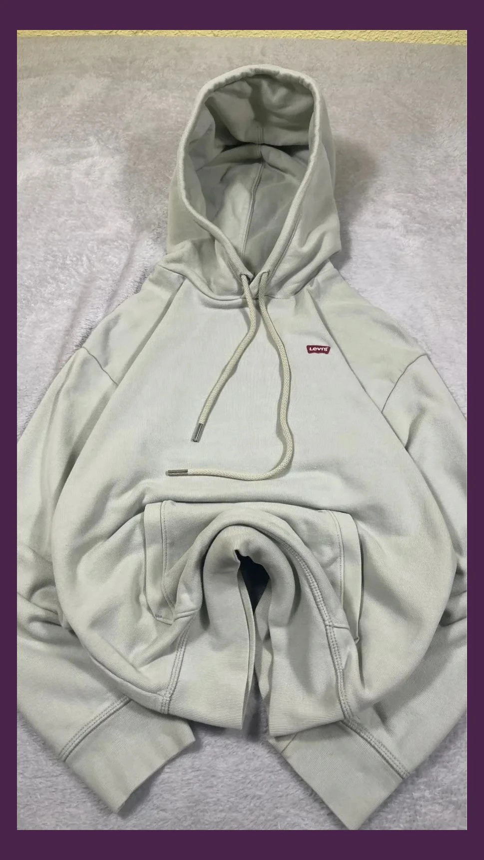 Levi's Hoodie Women Pastel Mint Green Size XXS Relaxed Loose Fit Basic Sweatshirt – Levi's – taille XXS / 32 / 4 4