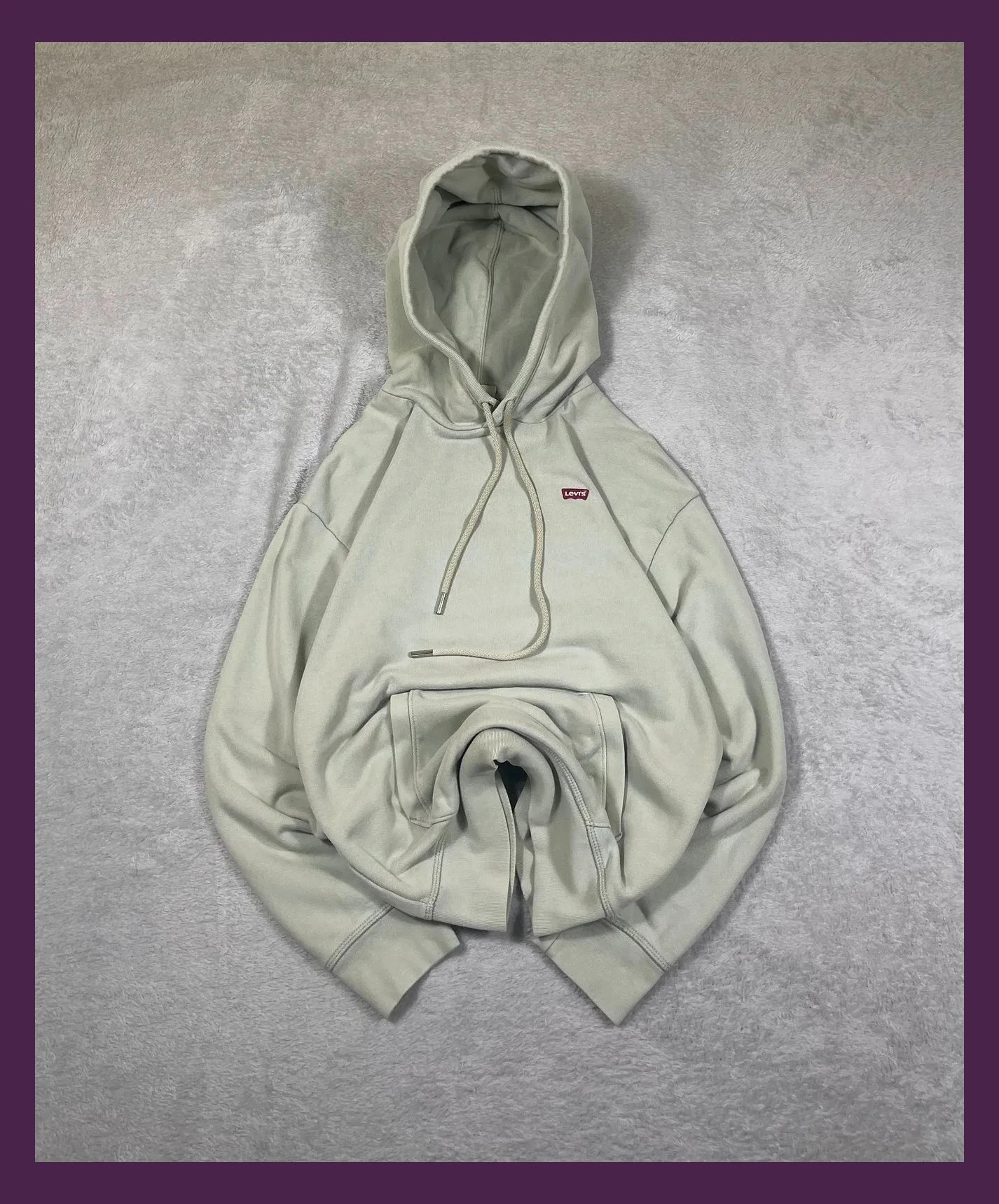 Levi's Hoodie Women Pastel Mint Green Size XXS Relaxed Loose Fit Basic Sweatshirt – Levi's – taille XXS / 32 / 4 2