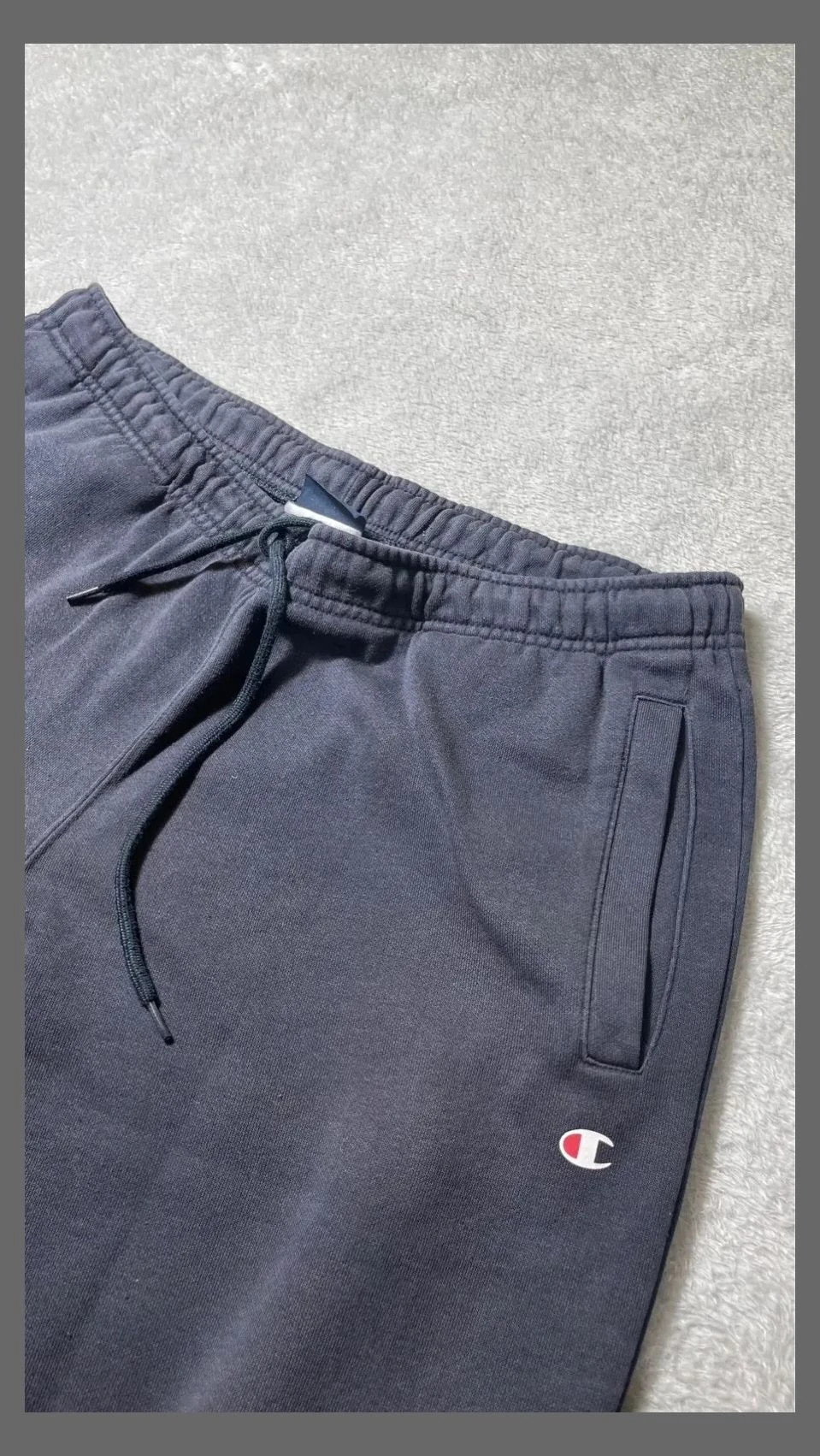 Pantalón Chándal Champion Azul Marino Talla L Joggers Sportswear Básico Logo Bordado – Champion – taille L 4